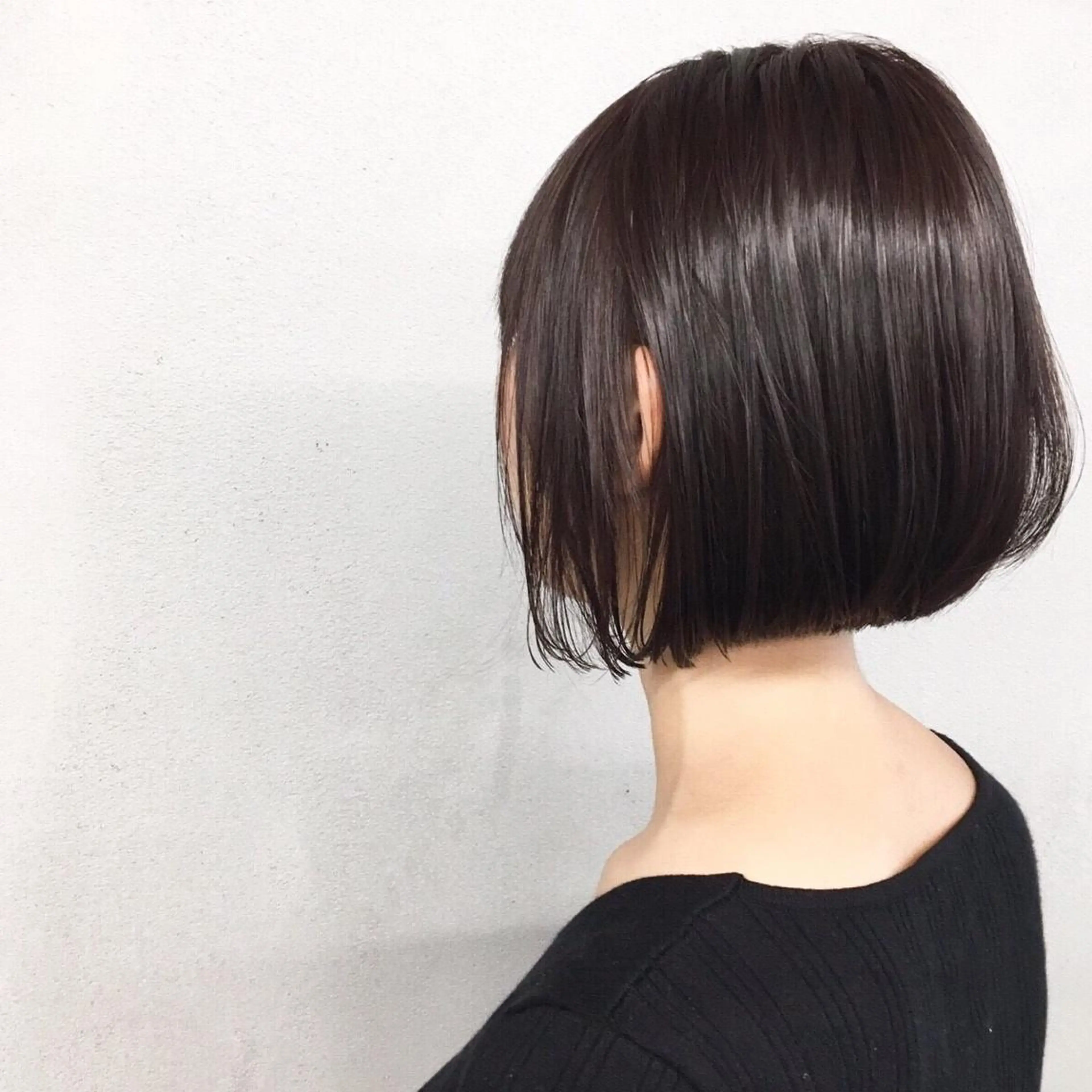 ミディアム カラー ボブ カット ヘアカラー ボブ/ショート/ 白髪染め/メンズ葛西のヘアスタイル