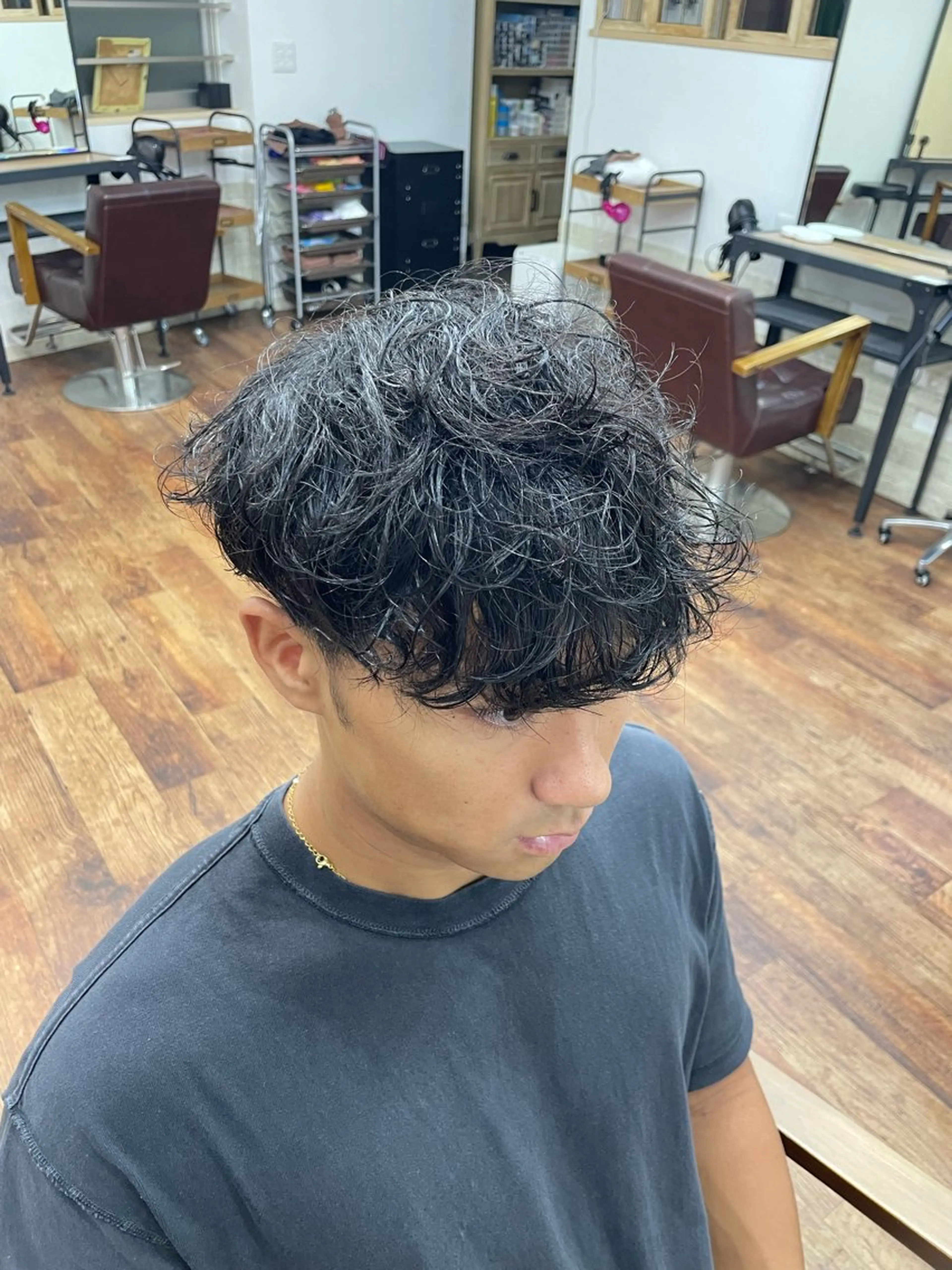 パーマ メンズ スペインカール Ritsuki メンズ特化😎のヘアスタイル
