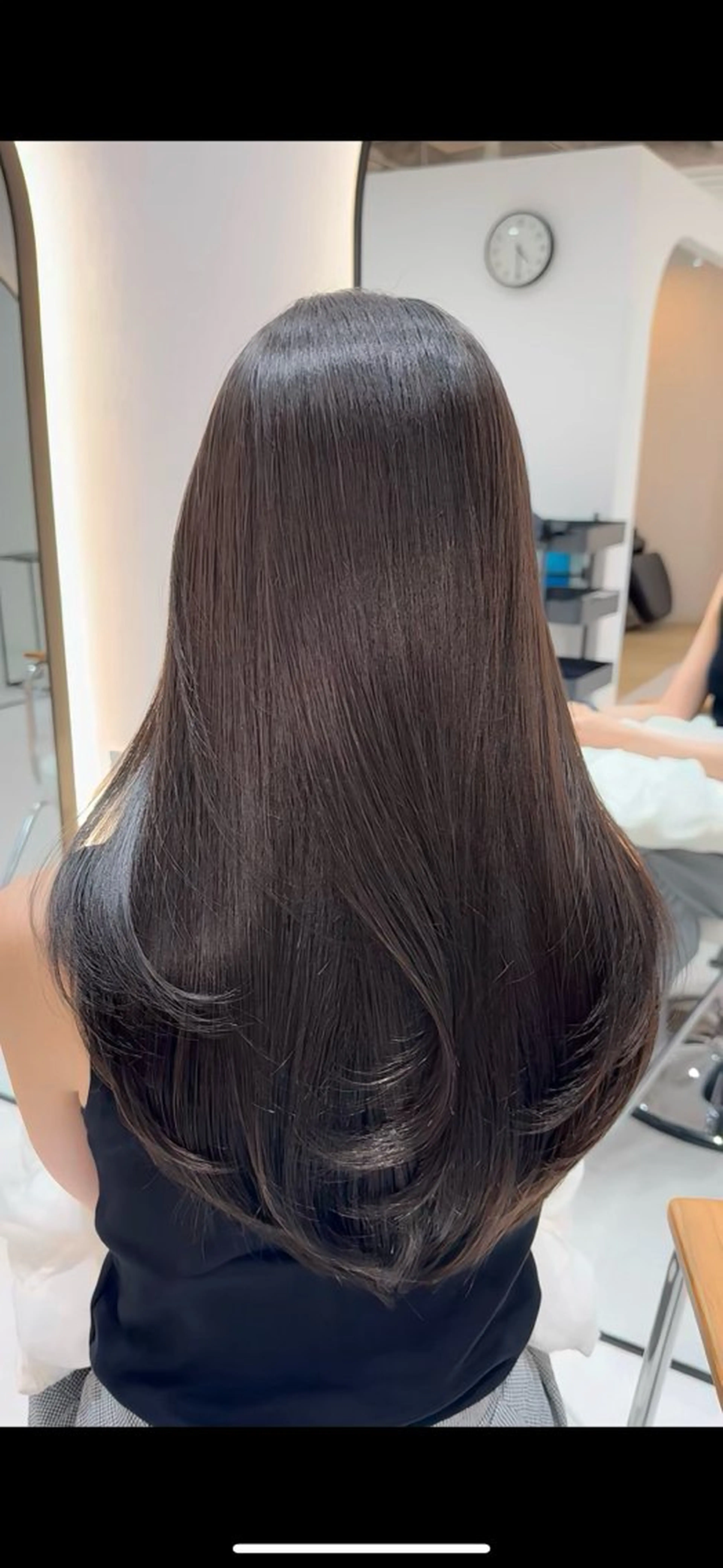 ロング ヘアカラー トリートメント 輝士‎🤍レイヤー/ 艶髪/透明感/顔周りのヘアスタイル