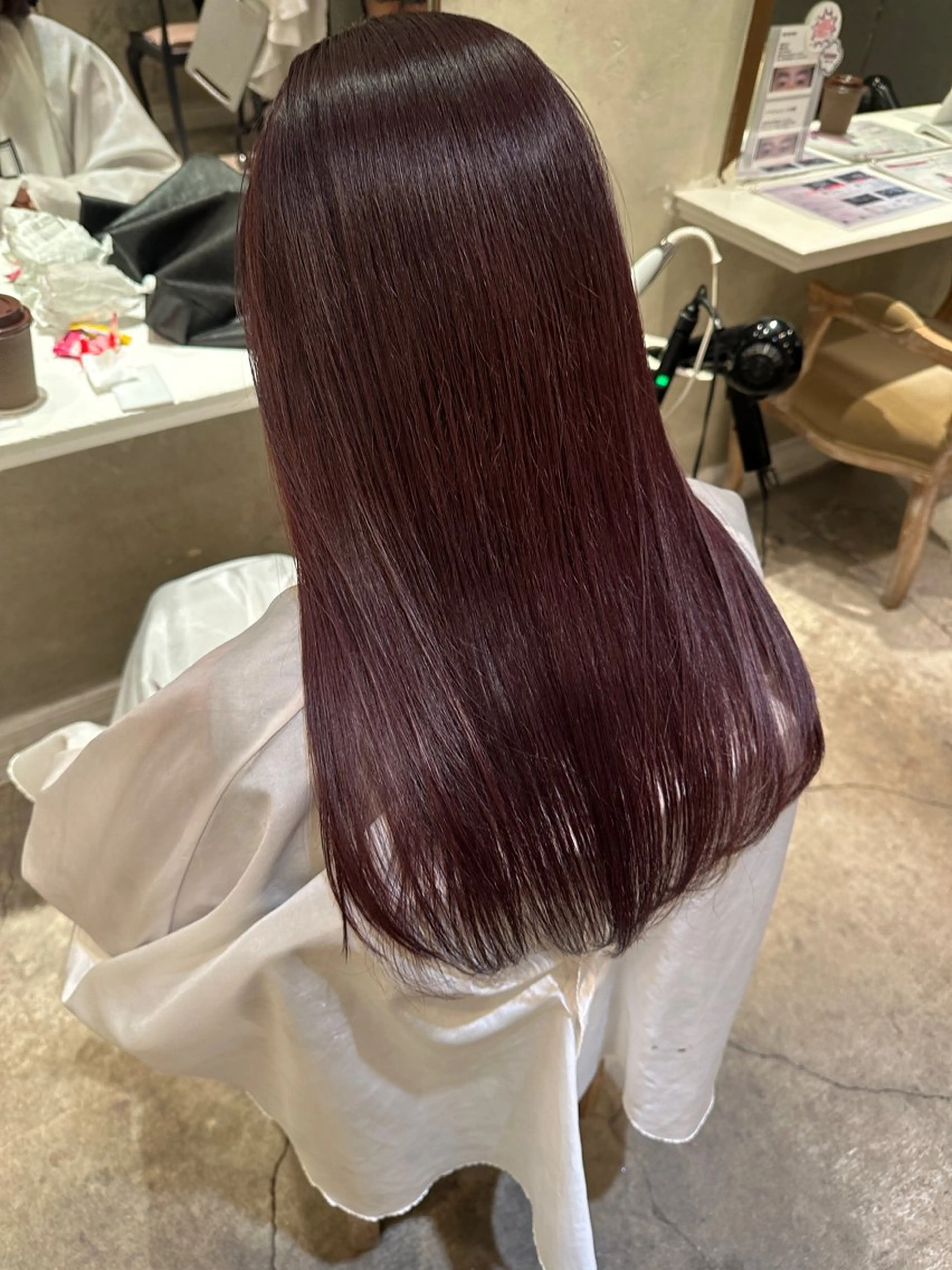 セミロング カット ヘアカラー ショート無料カット 募集🩶narumiのヘアスタイル
