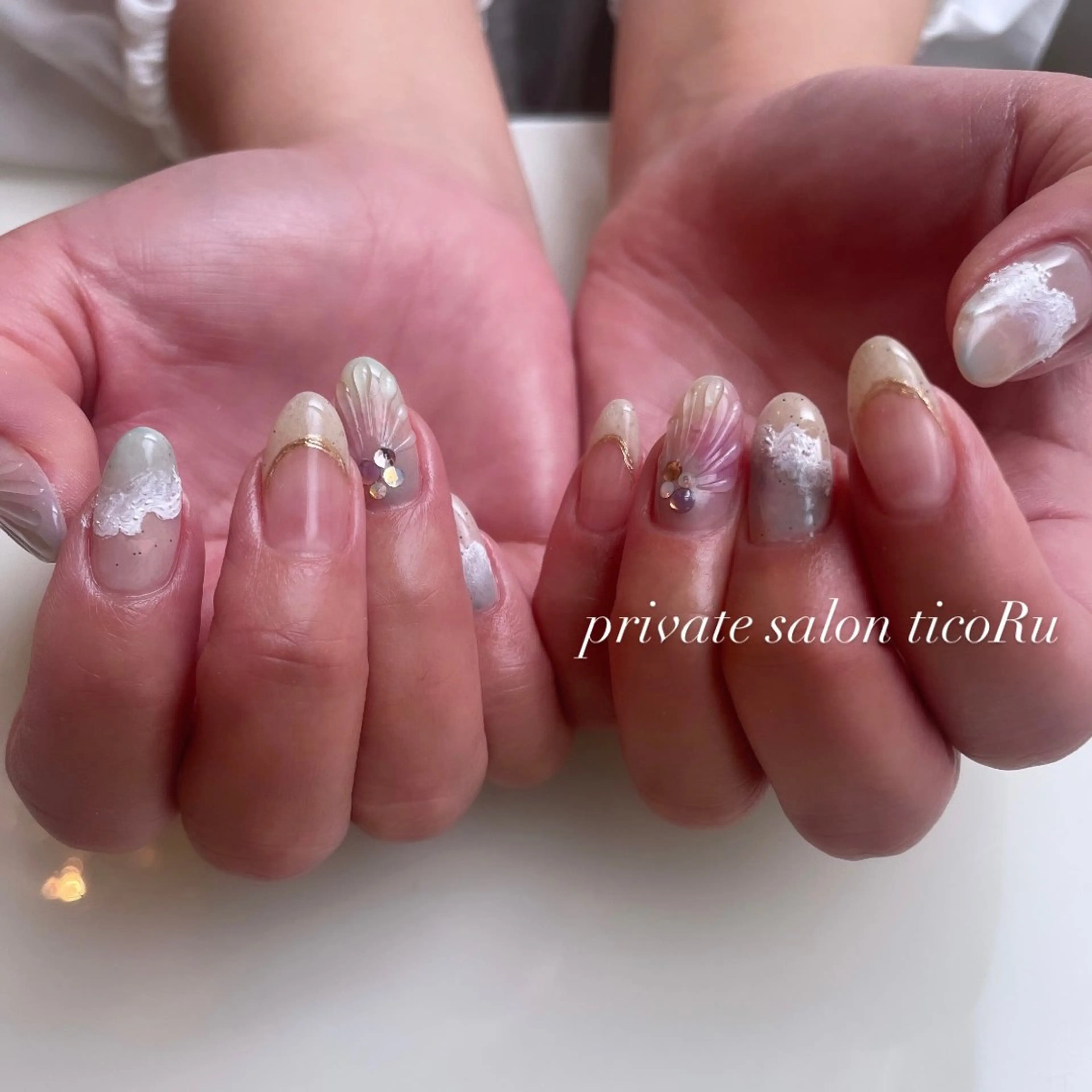 ネイル ハンドネイル ハンドケア nail salon ticoRuのネイルデザイン