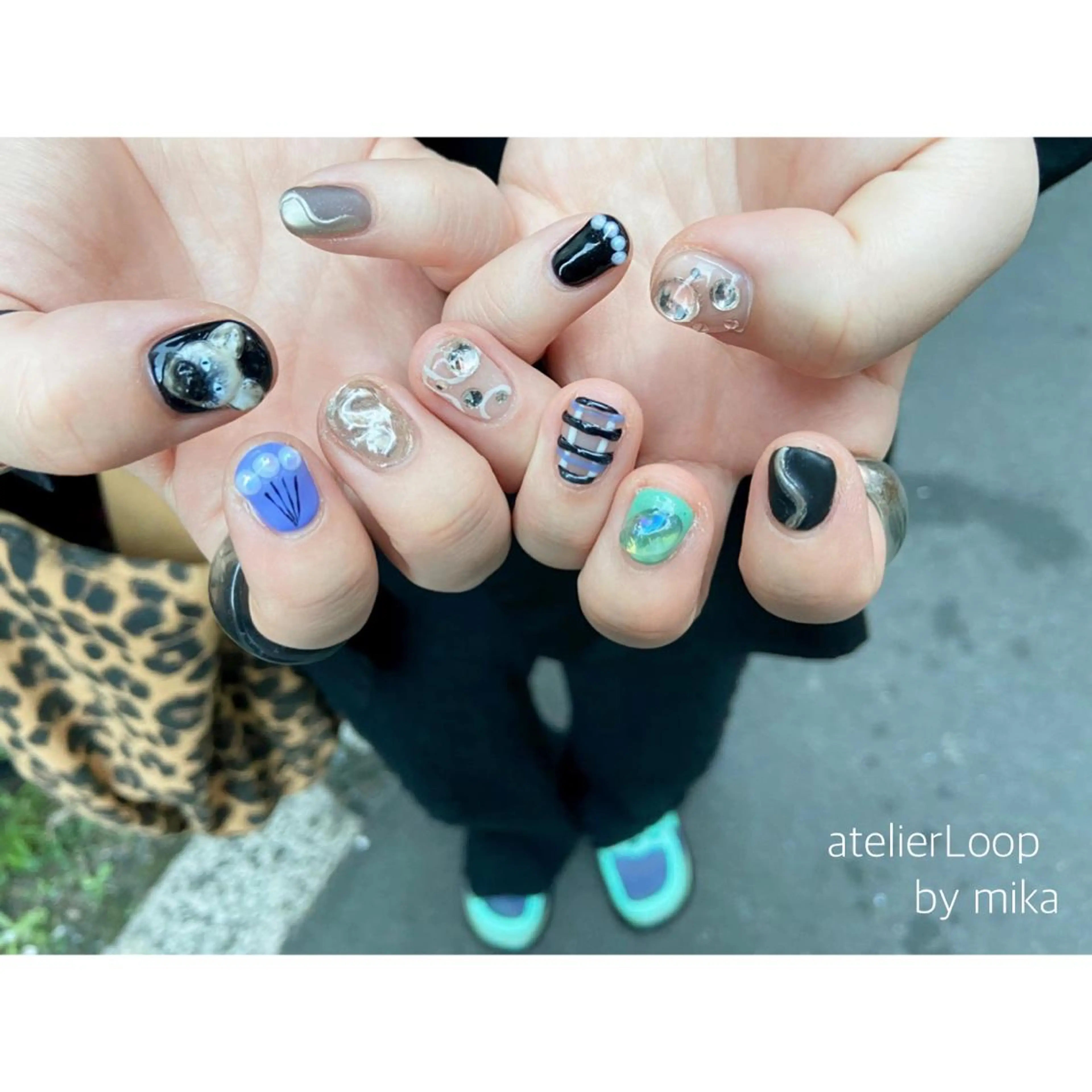 ネイル ハンドネイル atelierLoopbyshiho所属・atelier Loop♪MIKAのネイルデザイン