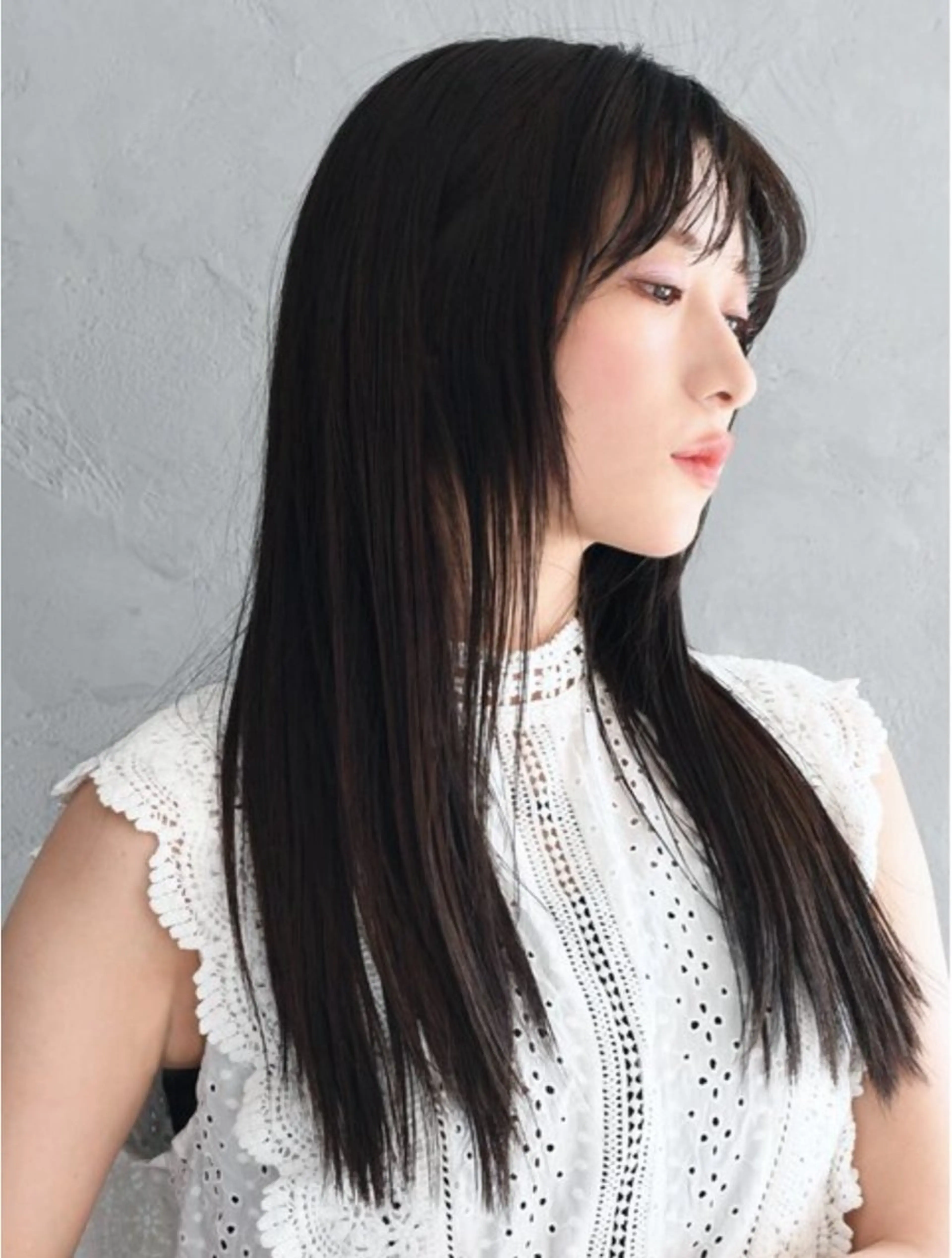 ロング 蘆谷 華帆のヘアスタイル