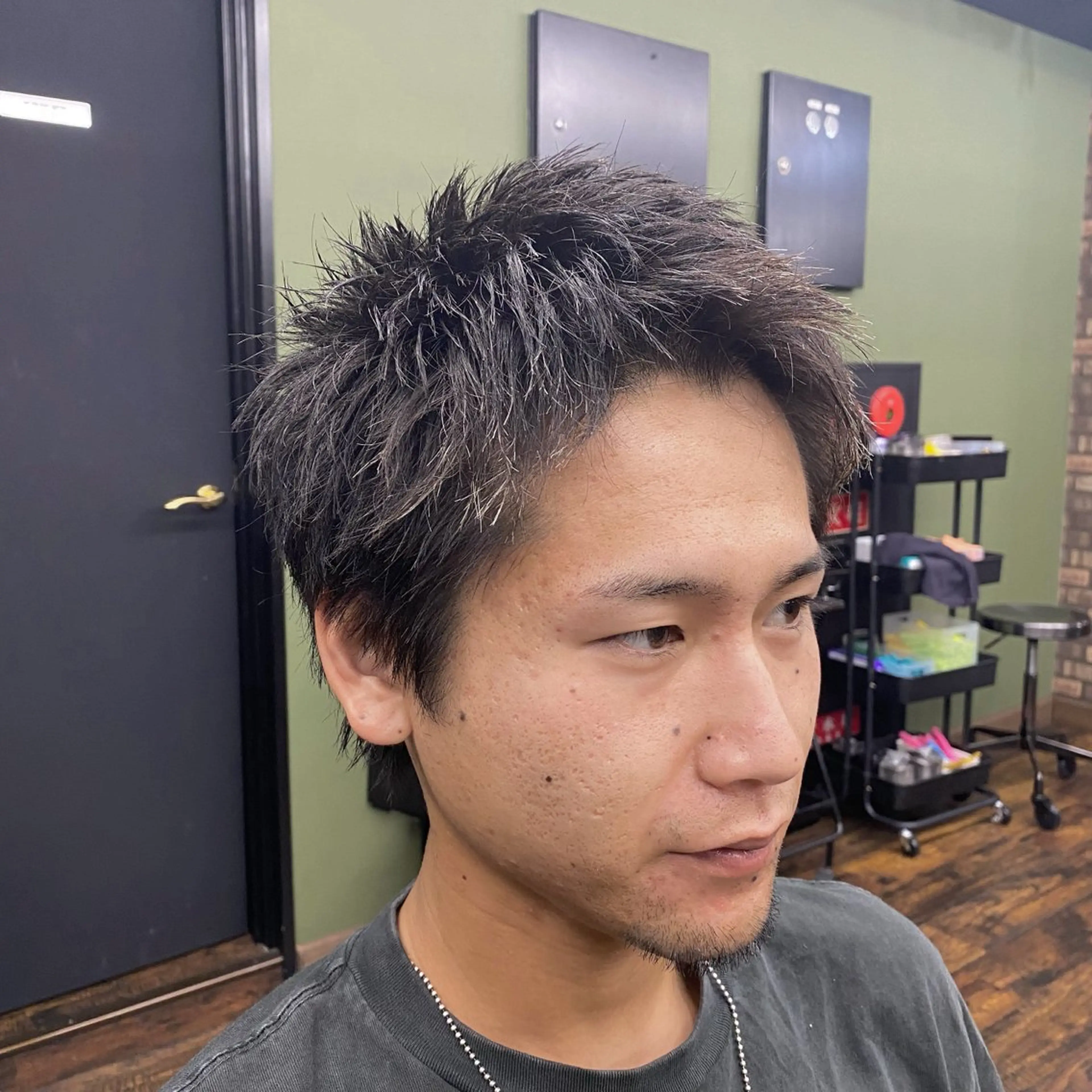 ショート カット Maison所属・メンズ特化 浜本志厳のヘアスタイル