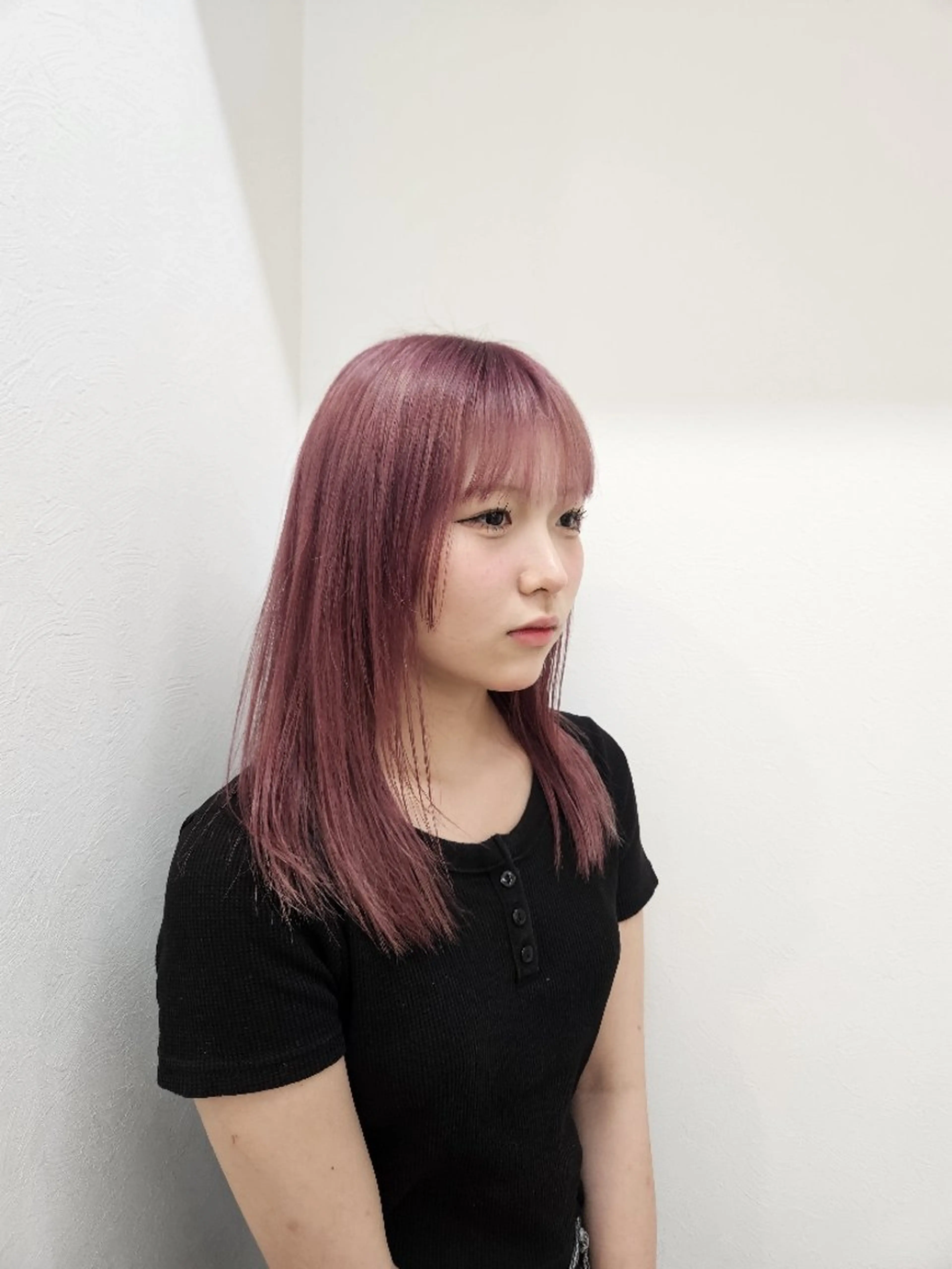ロング カット ヘアカラー 林慶吾/ショートボブ /デザインカラーのヘアスタイル