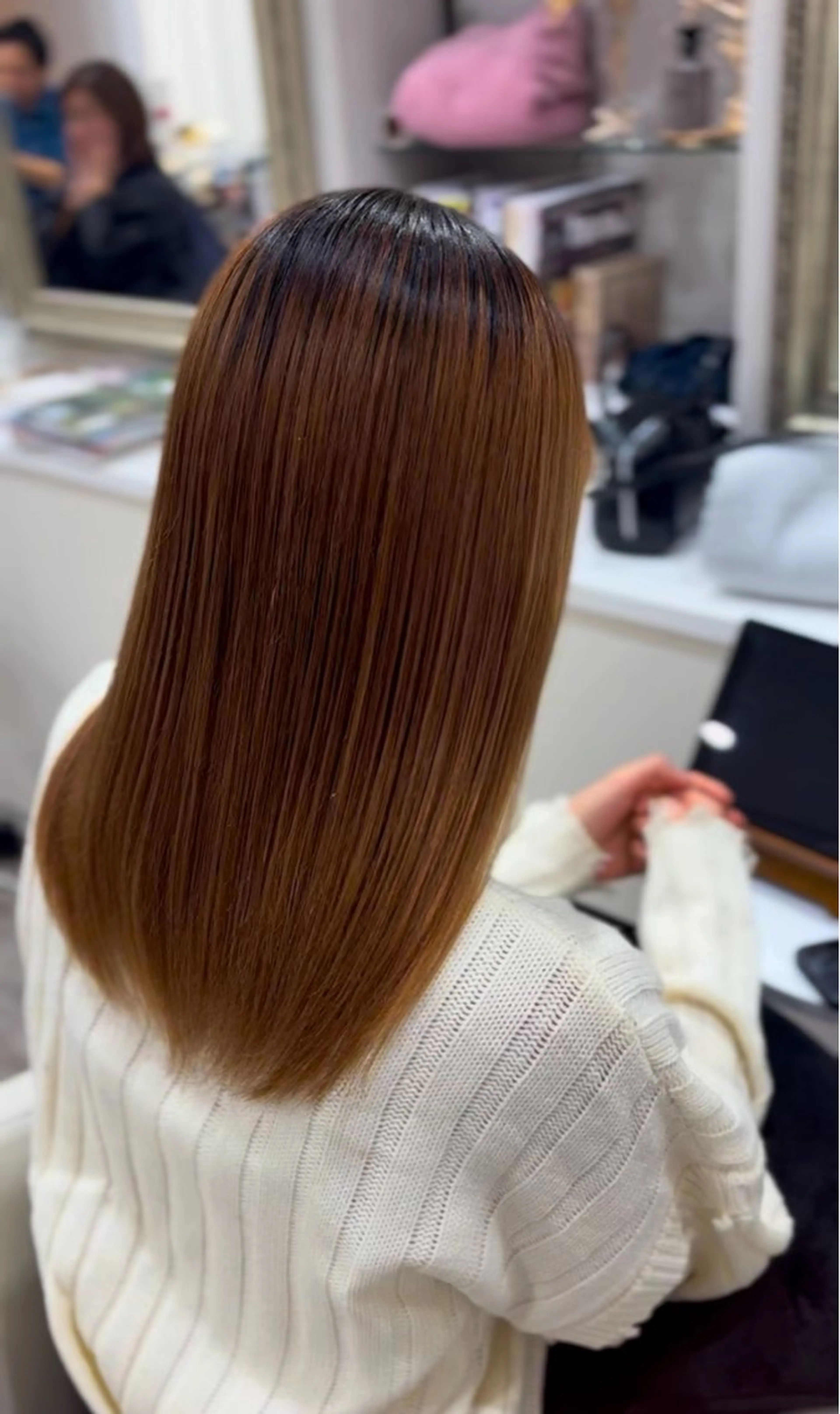 ロング 髪質改善 縮毛矯正 【TAKAYA】🌸 美髪（縮毛）矯正のヘアスタイル