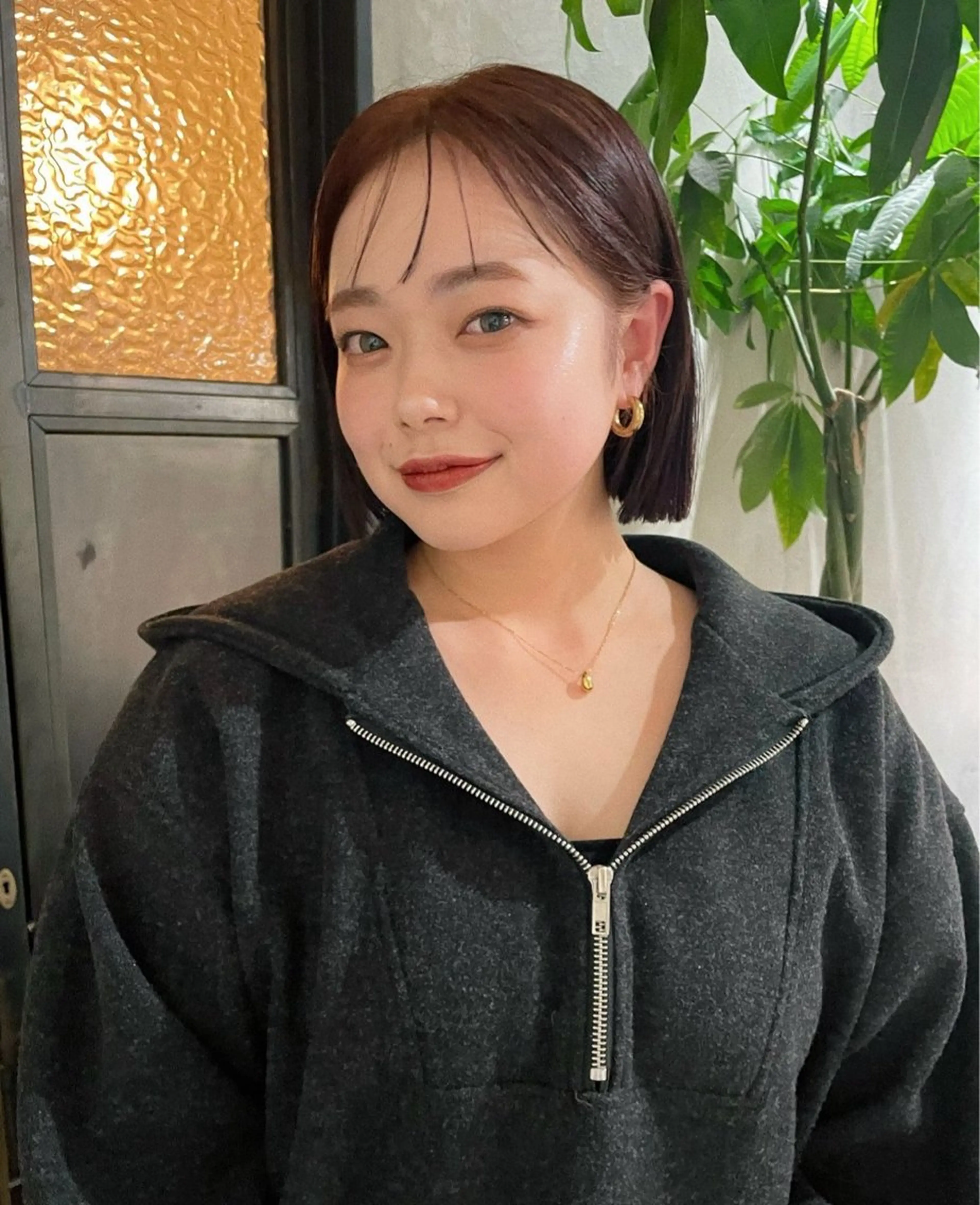 ショート ボブ 縮毛矯正 SALOWIN新潟万代店所属・SaKiho 🎀のヘアスタイル