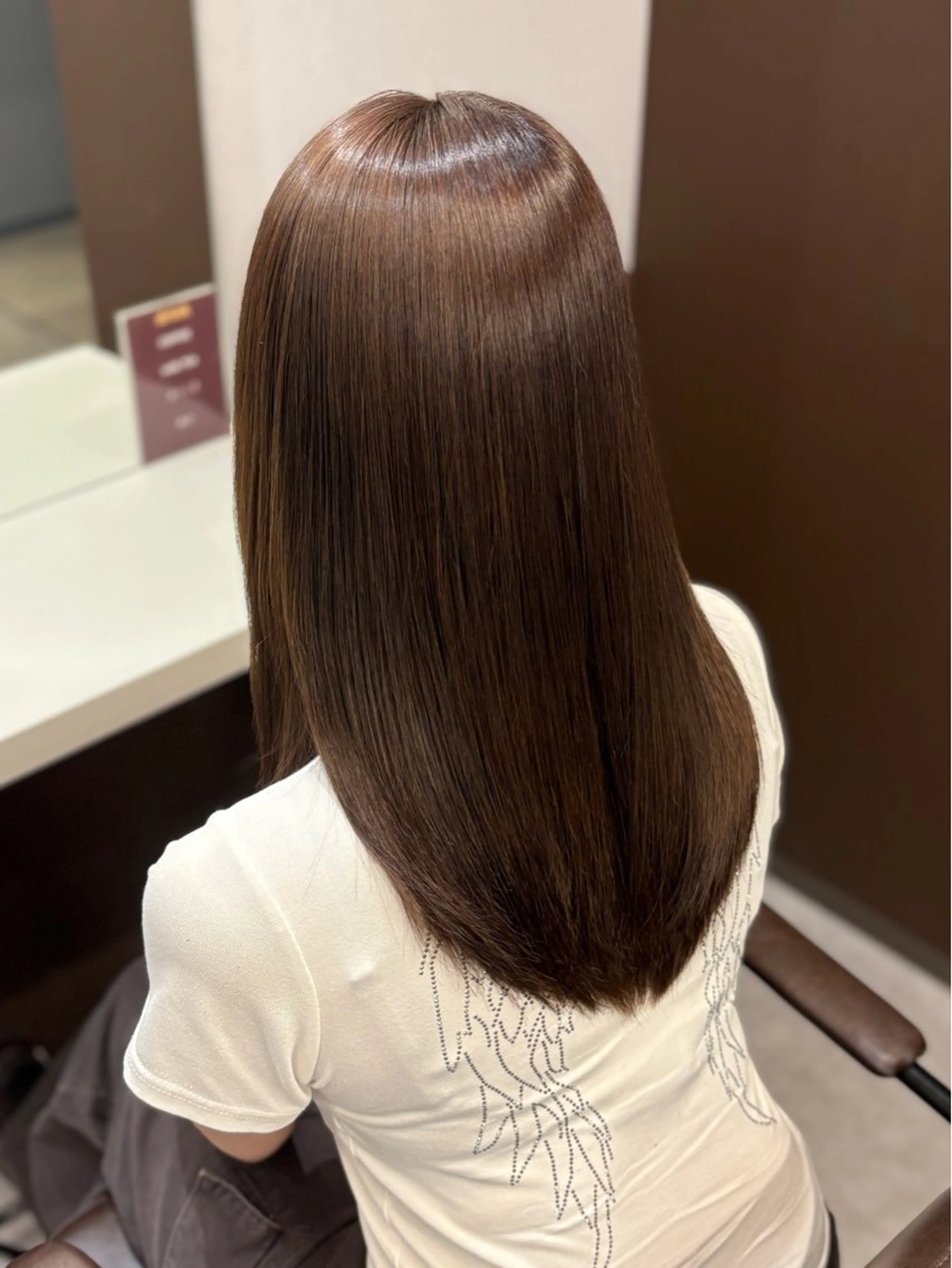 ミディアム カラー 韓国×髪質改善カラー 💎hinaのヘアスタイル