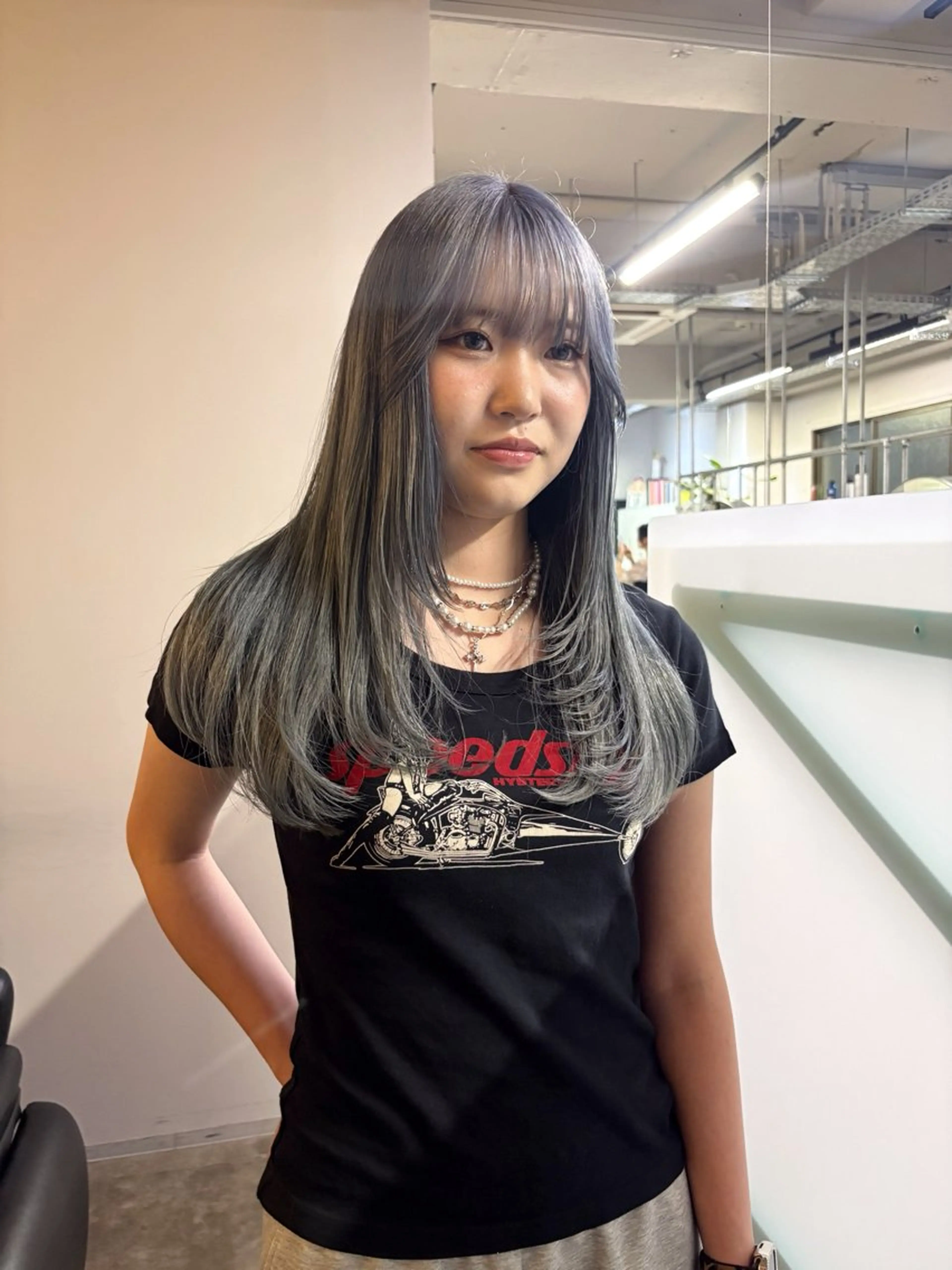 【ロングカットモデル➕ダブルカラー】初回50%off☆当日予約🆗の写真
