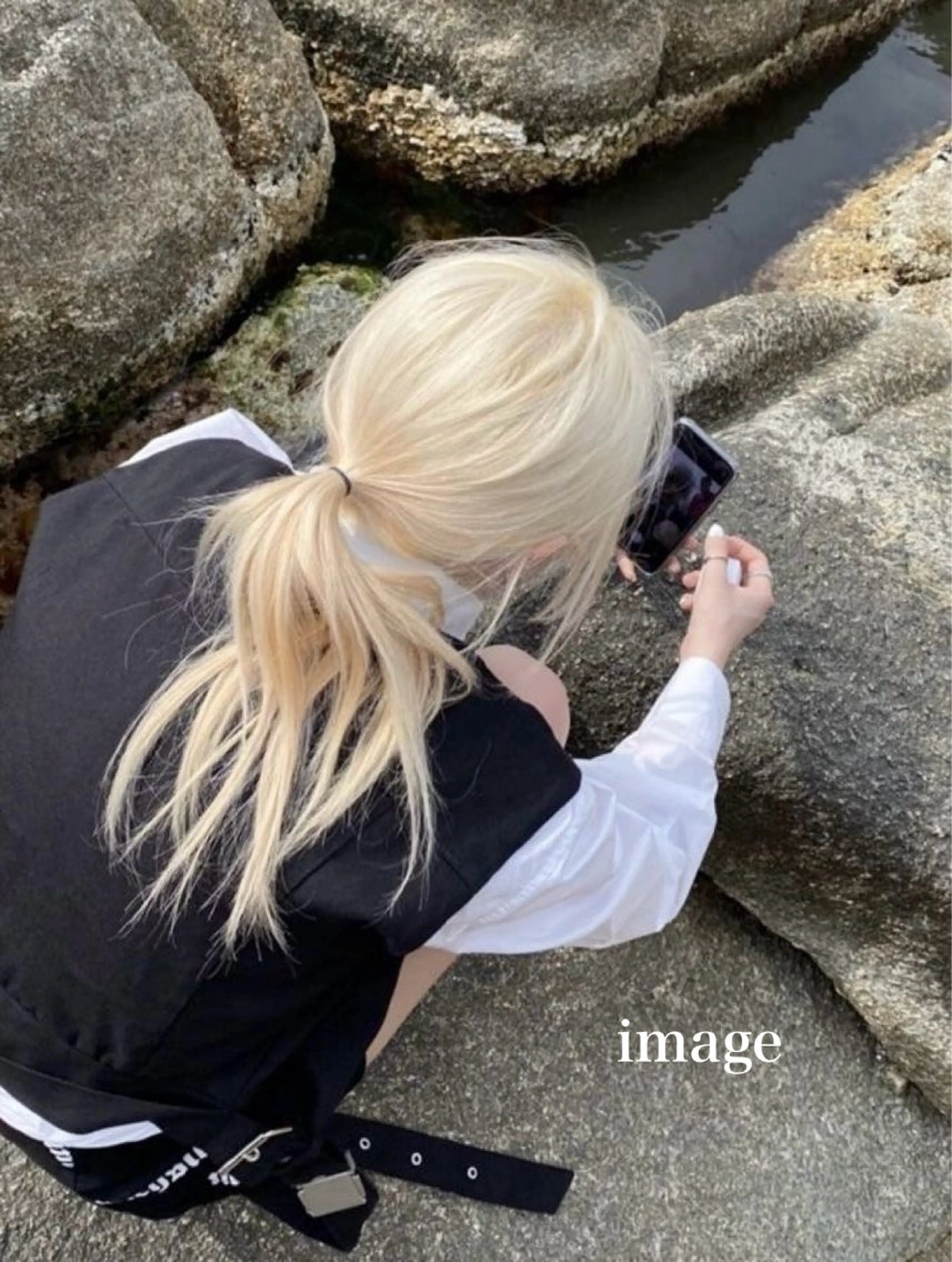 カラー 韓国透明感color 🤍sawako🏹のヘアスタイル