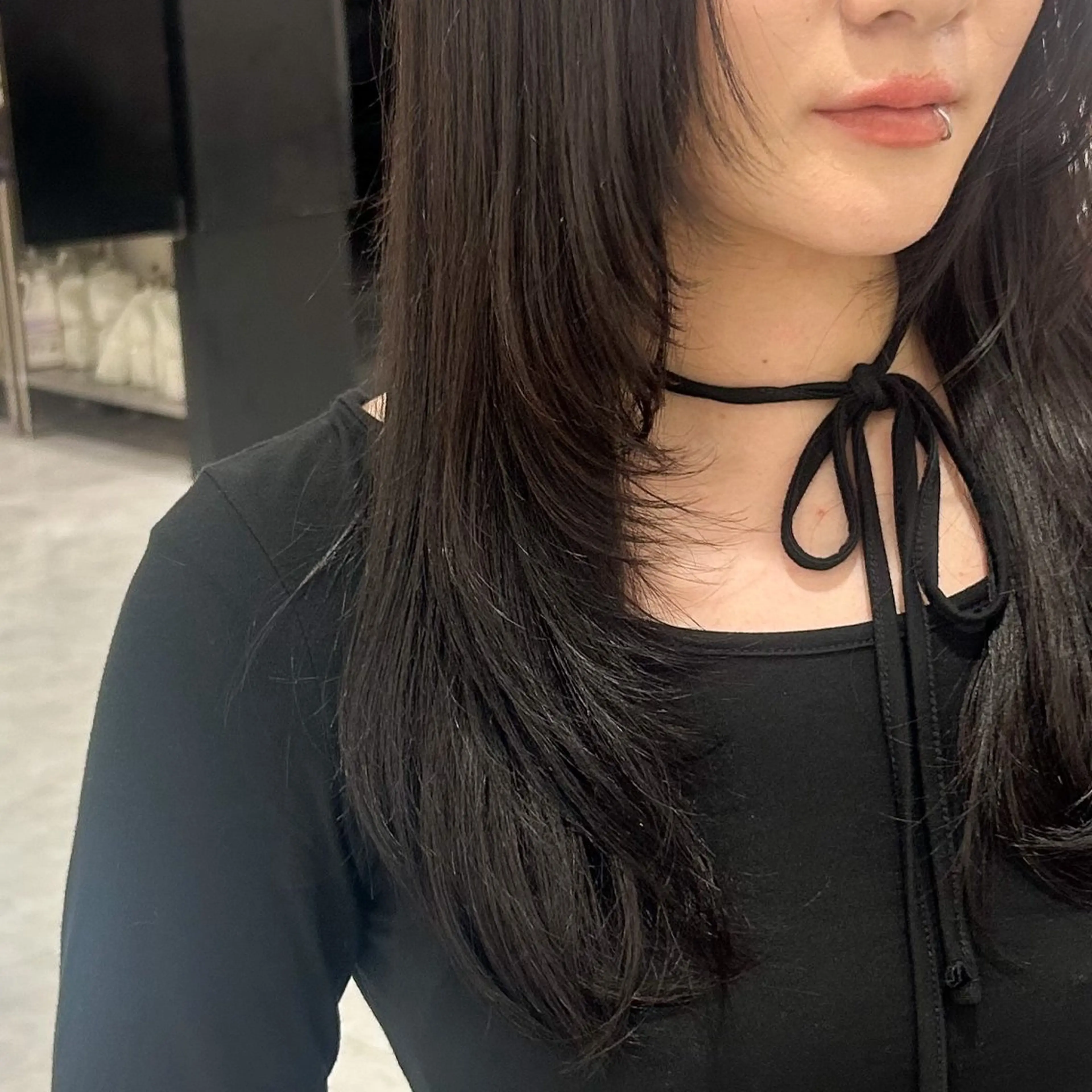 ロング カラー パーマ ヘアアレンジ メンズ キッズ 🩶盛れ✖️韓国ヘア 🩶Himari🎀のヘアスタイル