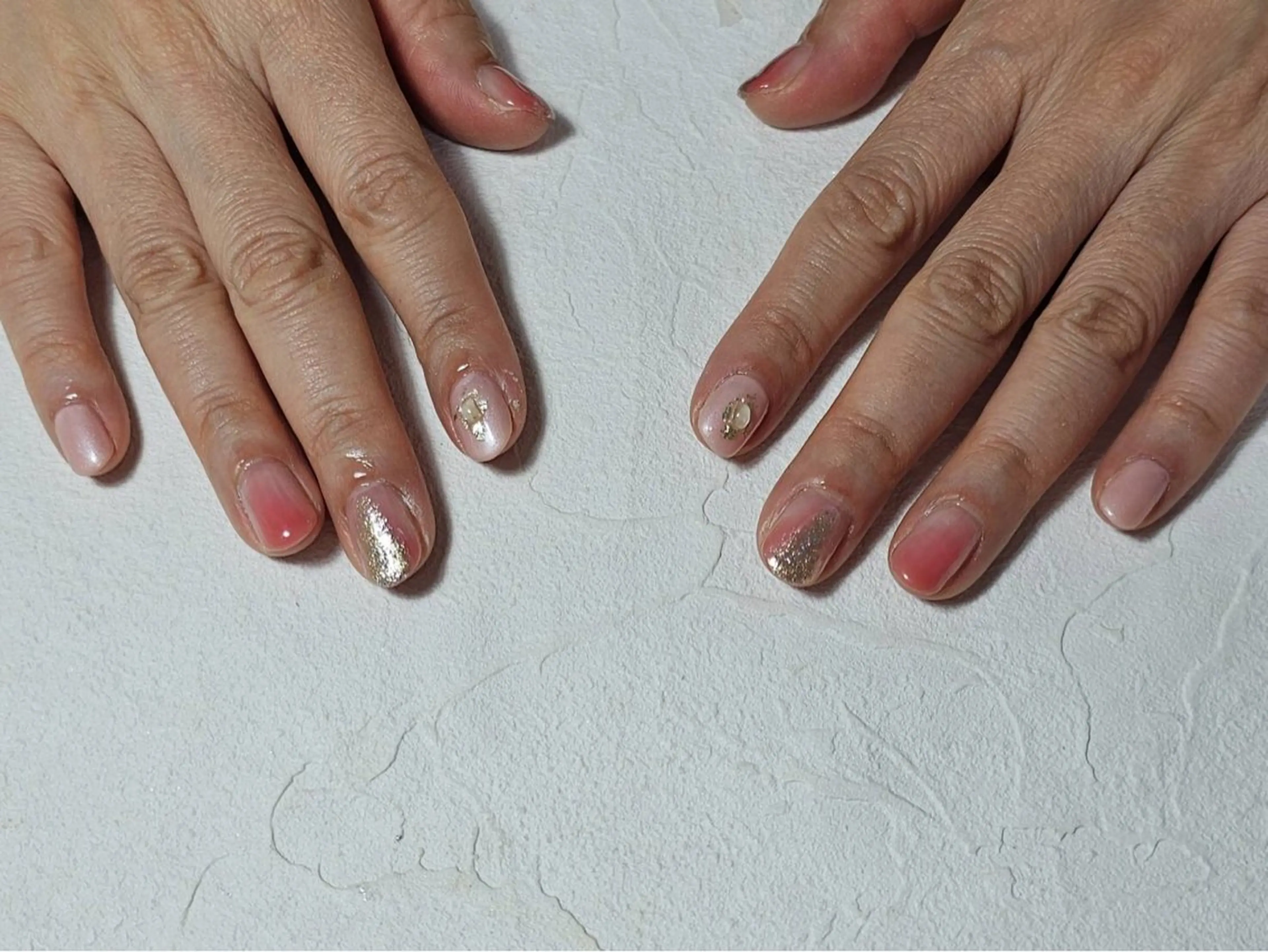 ネイル オーロラネイル フラワーネイル フットネイル フレンチネイル ジェルネイル ハンドネイル Mogu nail 二子玉川のネイルデザイン