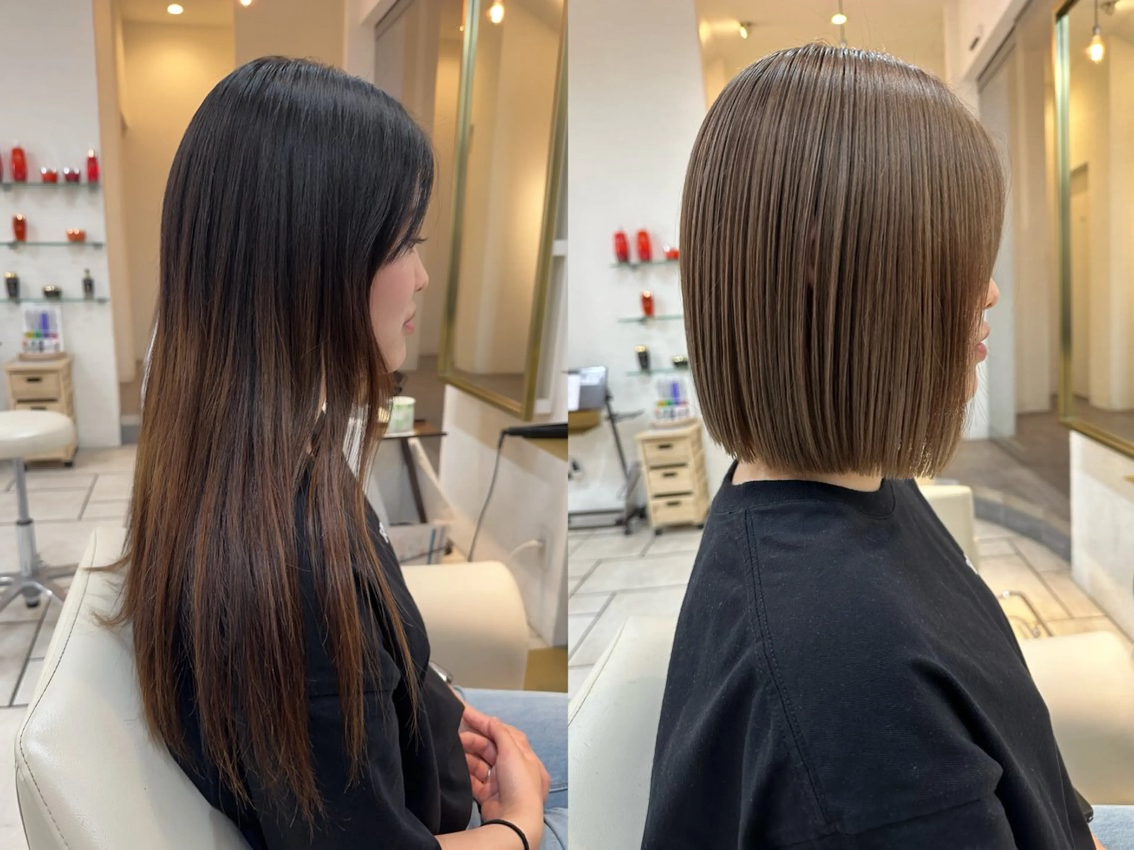 カラー 林 唯翔のヘアスタイル