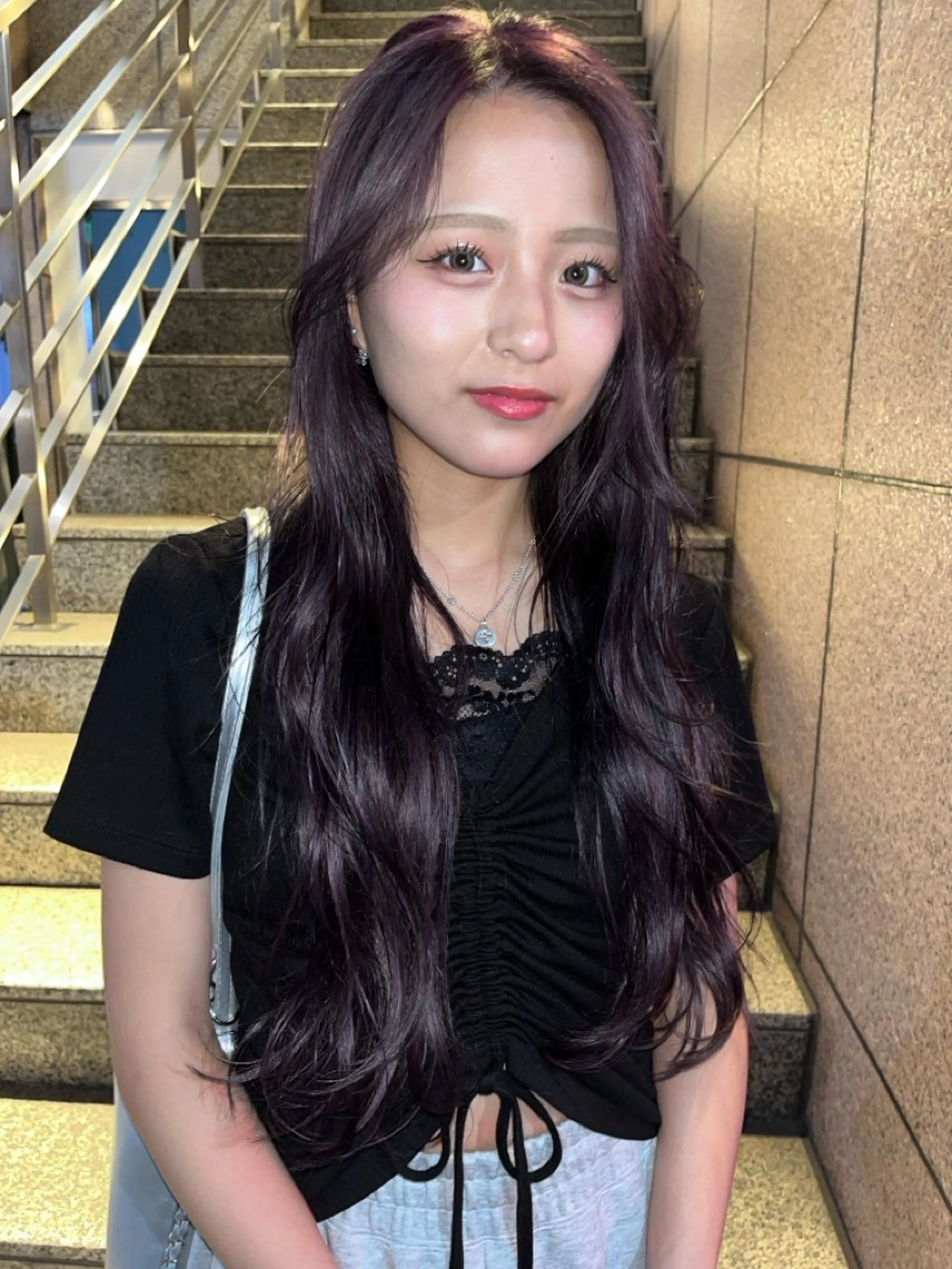 セミロング カラー カット ヘアカラー トリートメント スッと馴染むhair /ヨシダトモキのヘアスタイル