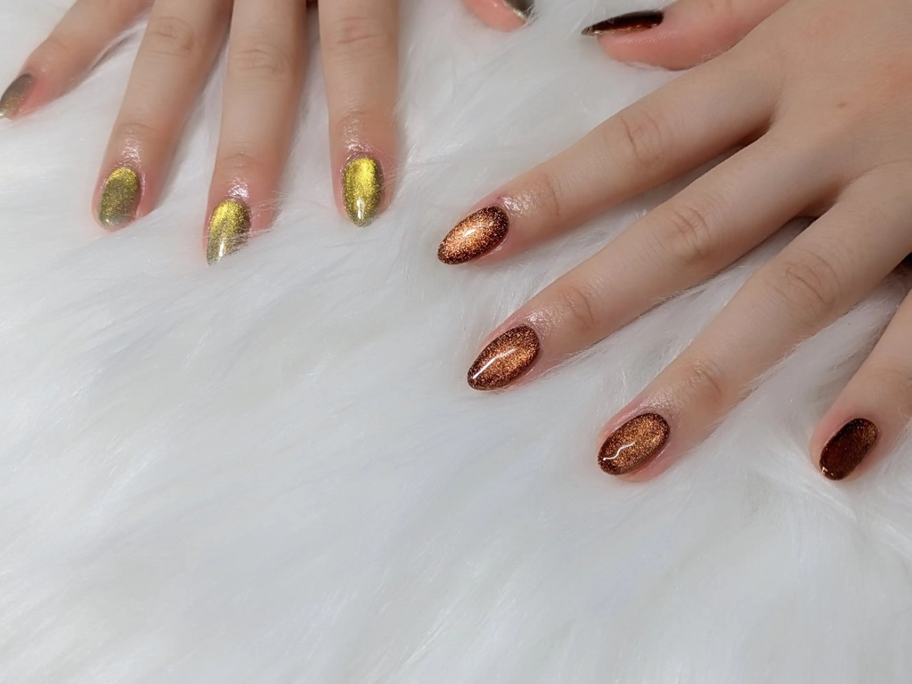 ネイル マグネットネイル ハンドネイル hair&nail gumi所属・hair&nail gumiのネイルデザイン