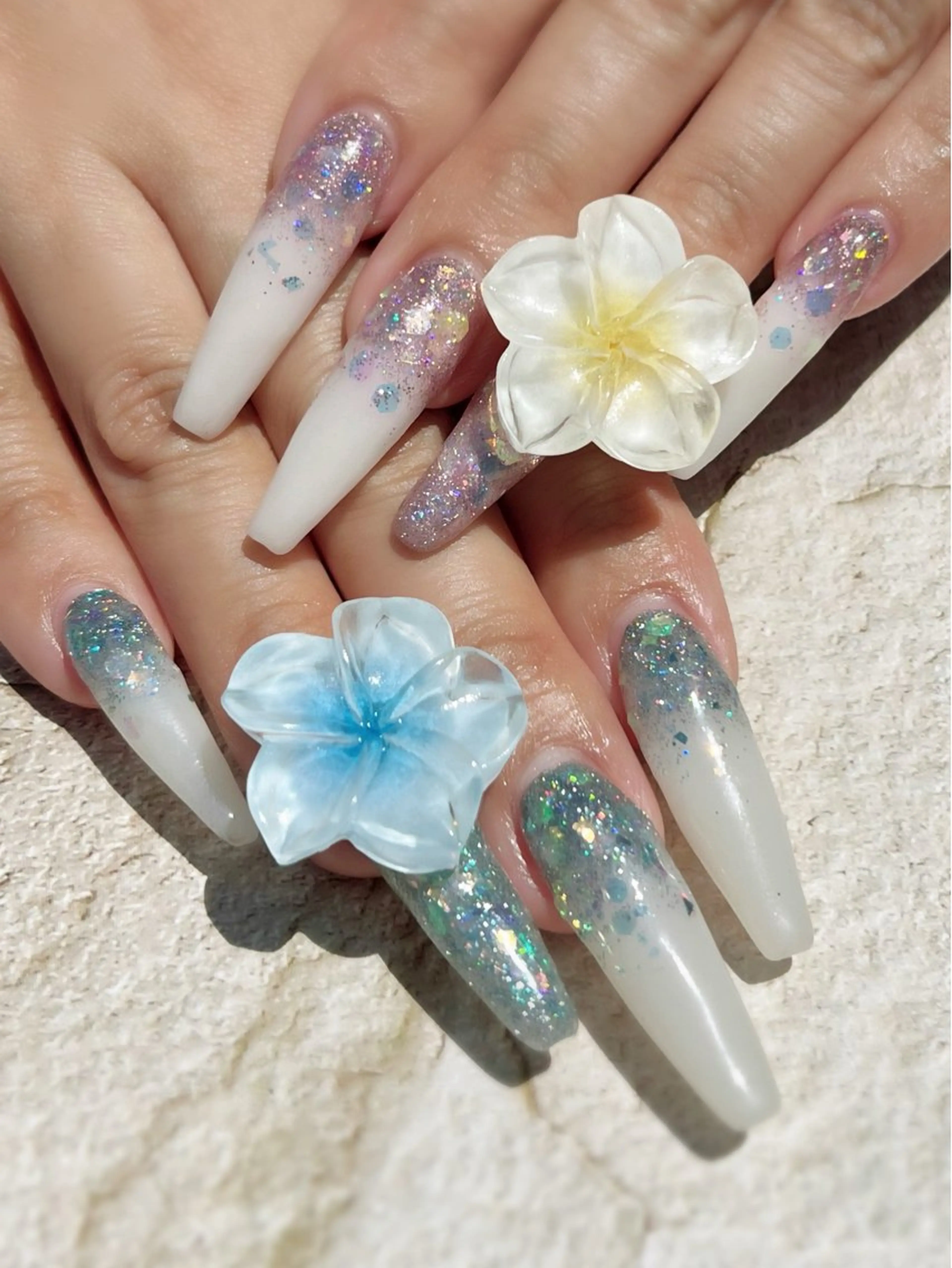 ロング(アクリル)スカルプ 10本 (オフなし)の写真