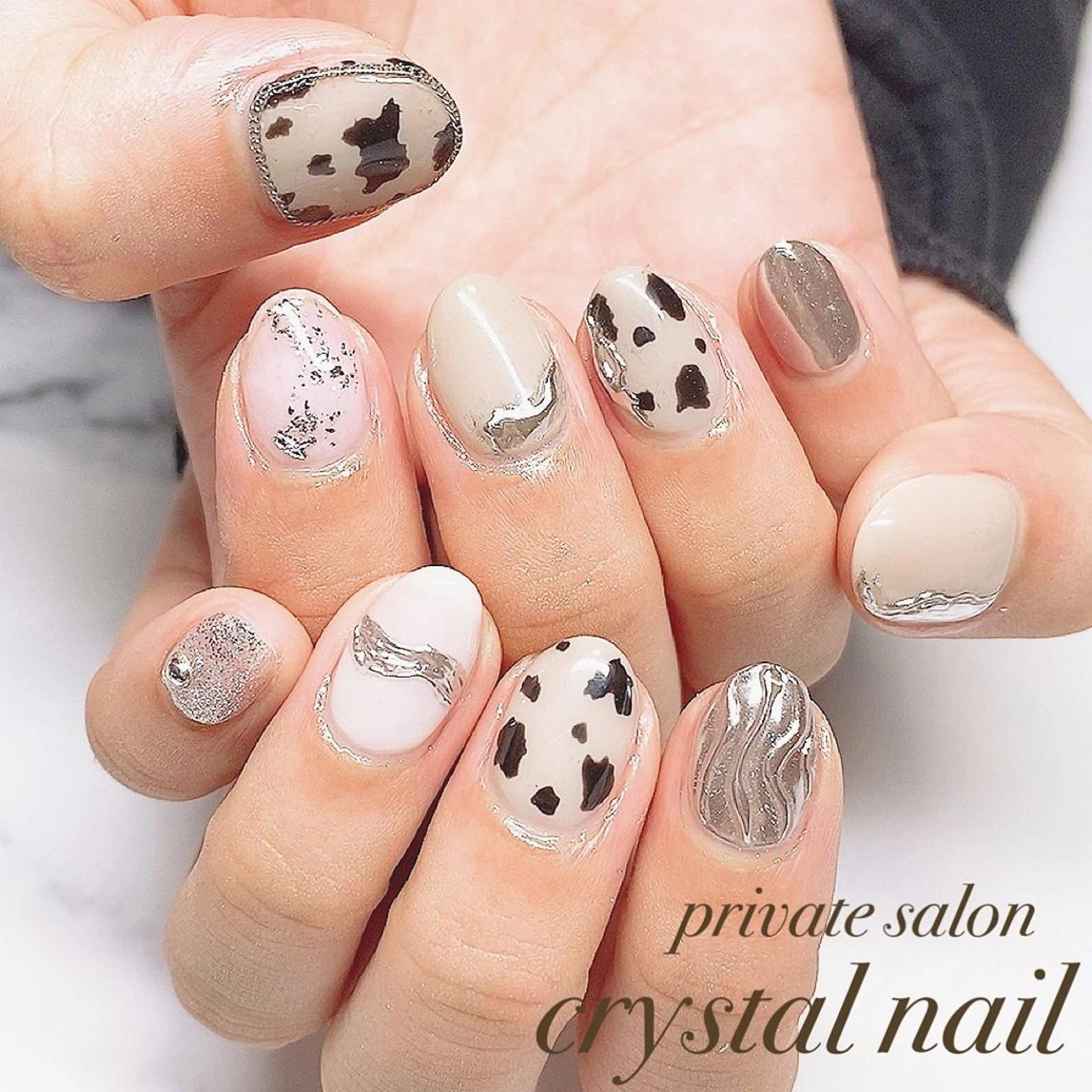 ネイル ハンドネイル Crystal Nailのネイルデザイン