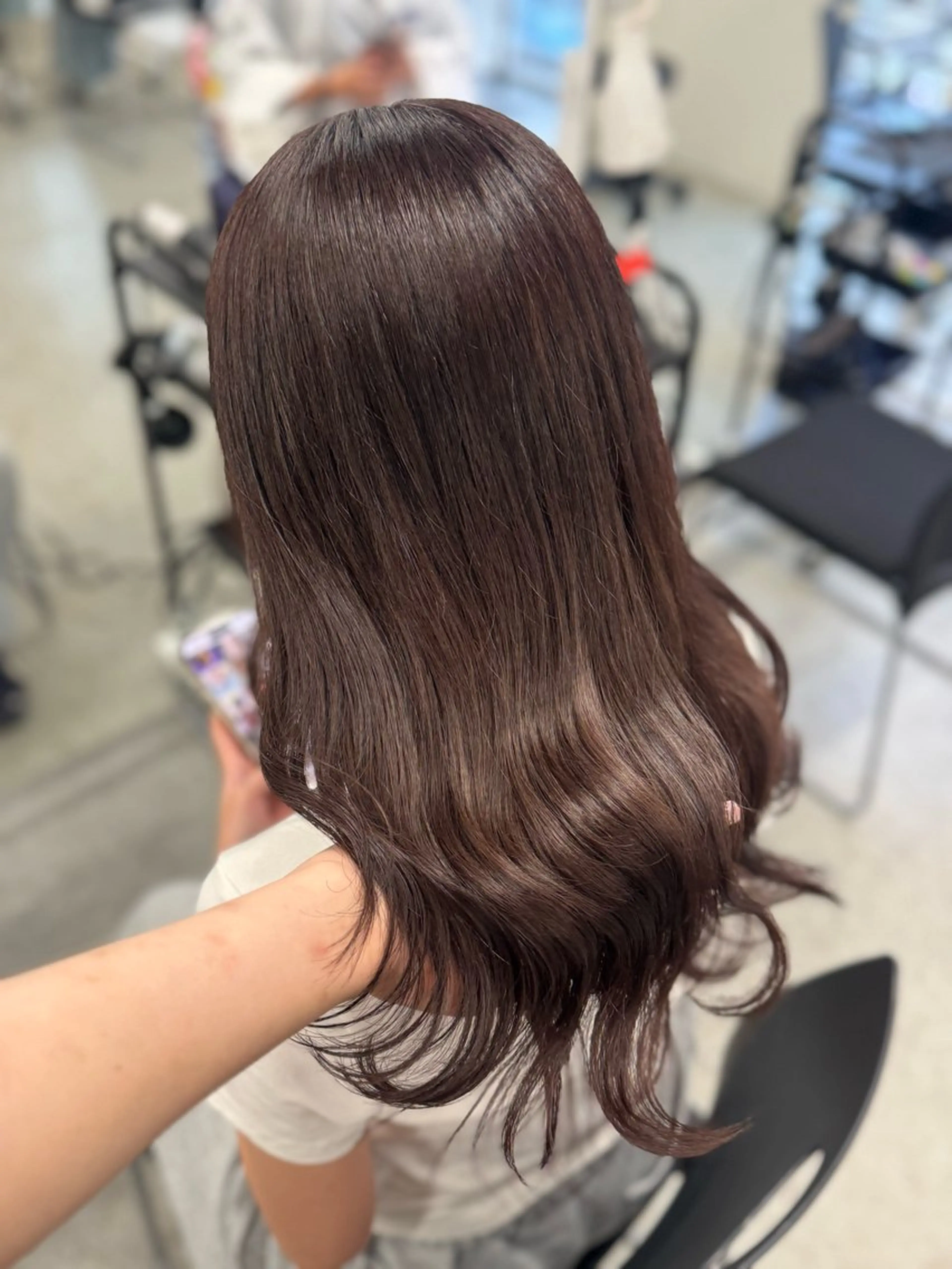 カラー ヘアカラー トリートメント 韓国上品ヘア🤍 ARISA🤍のヘアスタイル
