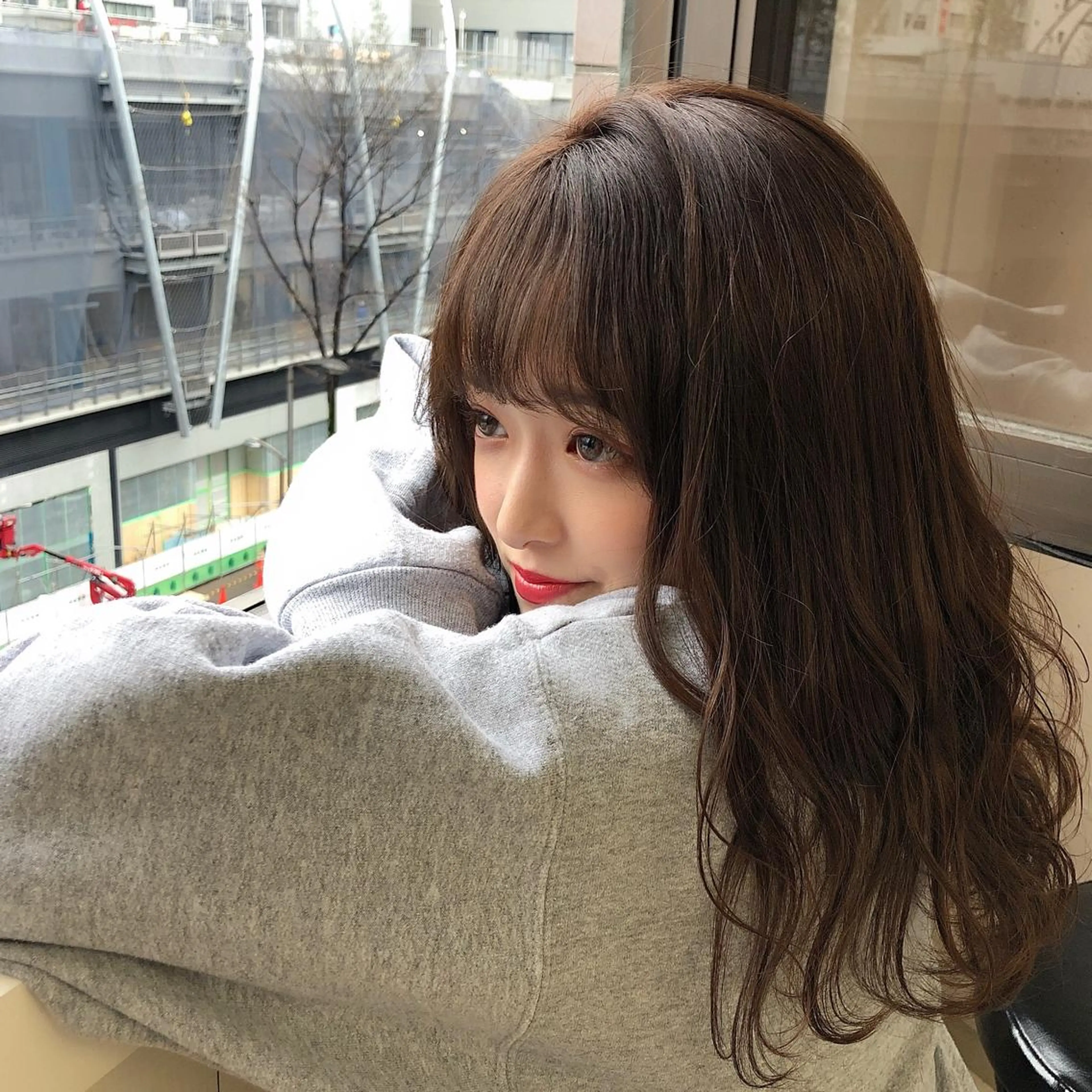 セミロング パーマ セミロングパーマ 縮毛矯正 デジタルパーマ 池袋髪質改善 タニグチのヘアスタイル