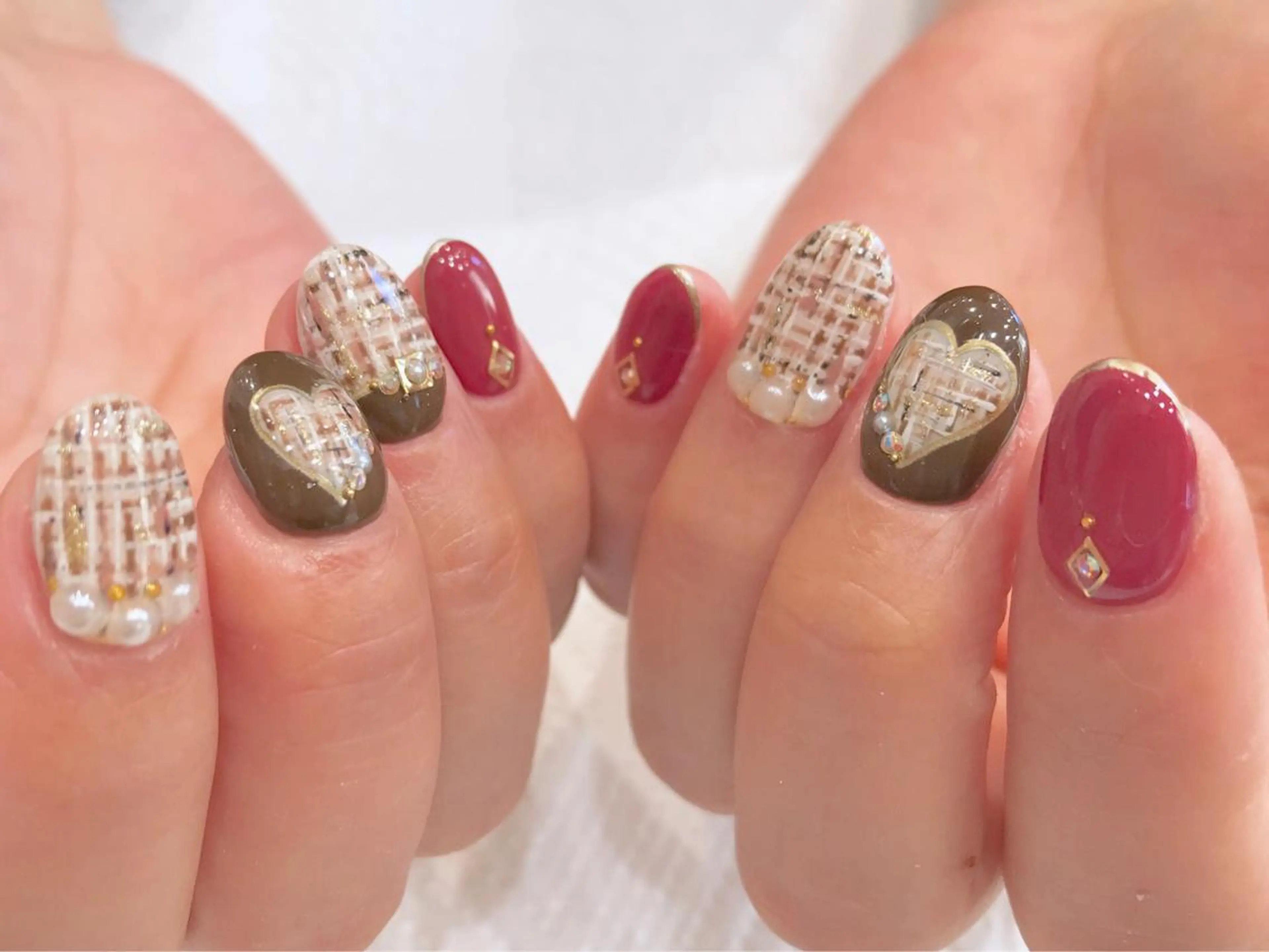 ネイル バレンタイン Ash関内ネイリスト 荒木のネイルデザイン