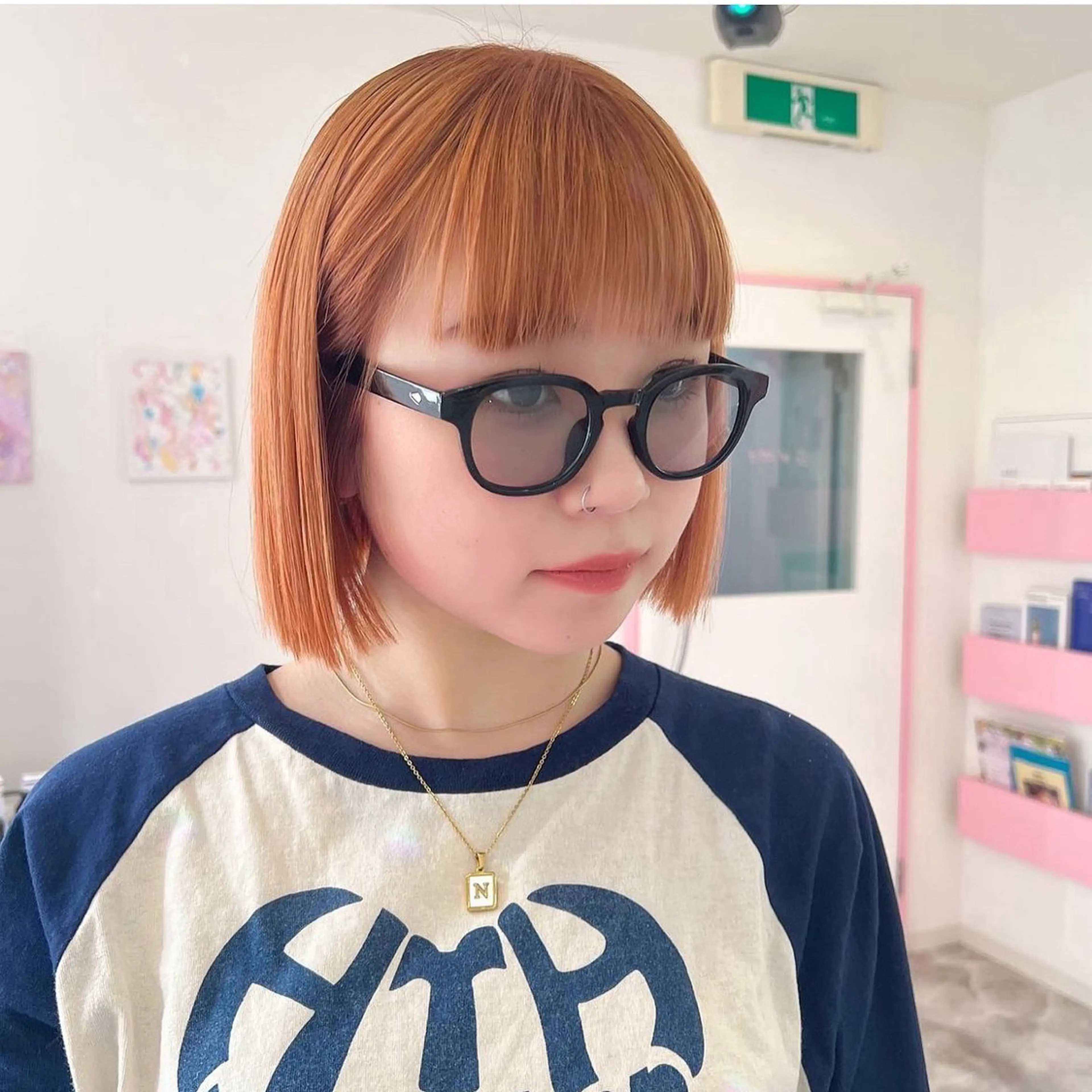 ショート カラー カット ヘアカラー トリートメント 🎀ダブルカラー/ ピンク×ガーリー🎀のヘアスタイル