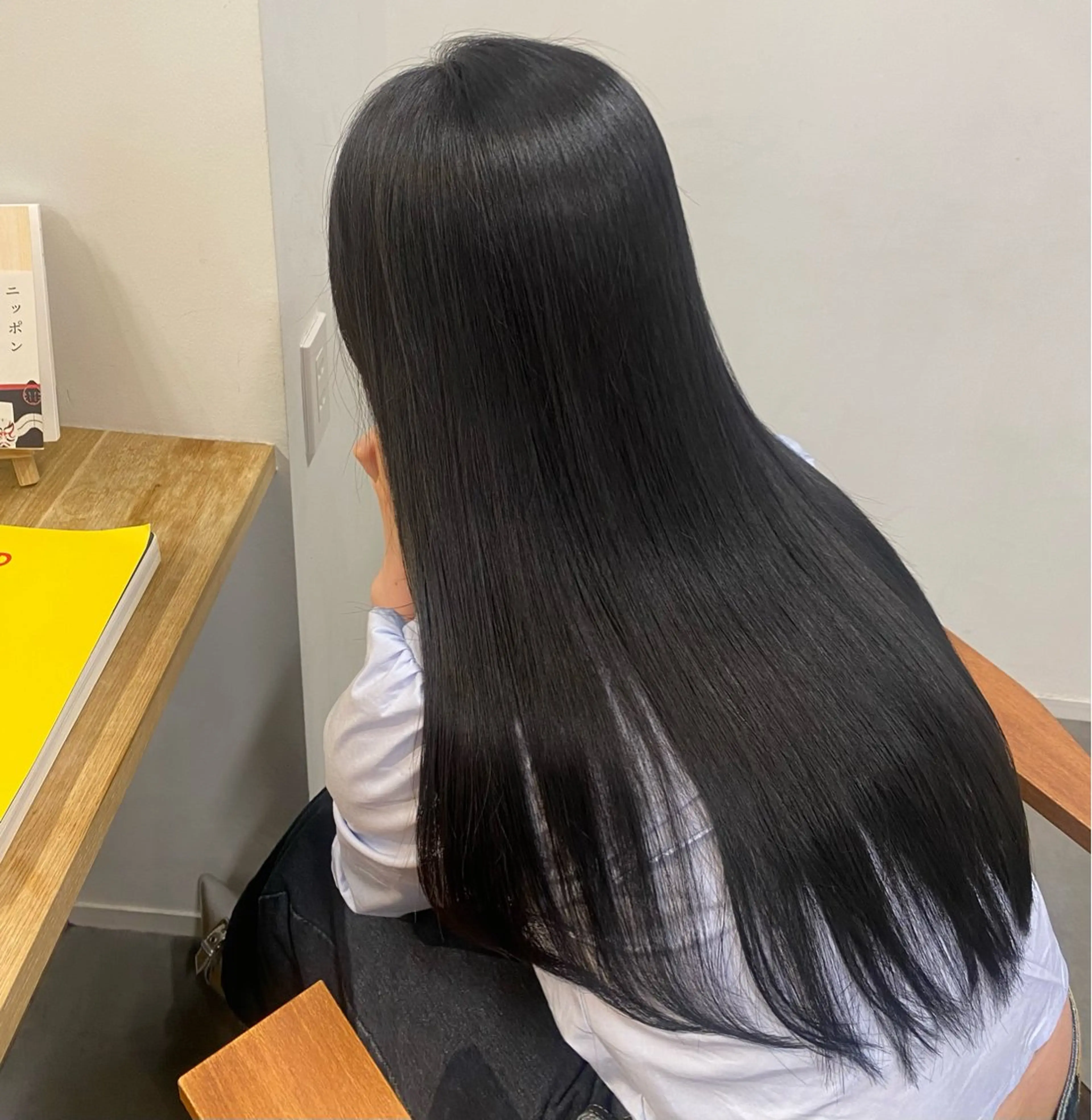 ロング カラー ヘアカラー トリートメント hair&culture gallery moloco　神保町　九段下店所属・RISA🩶🐈‍⬛ カット✨透明感カラーのヘアスタイル