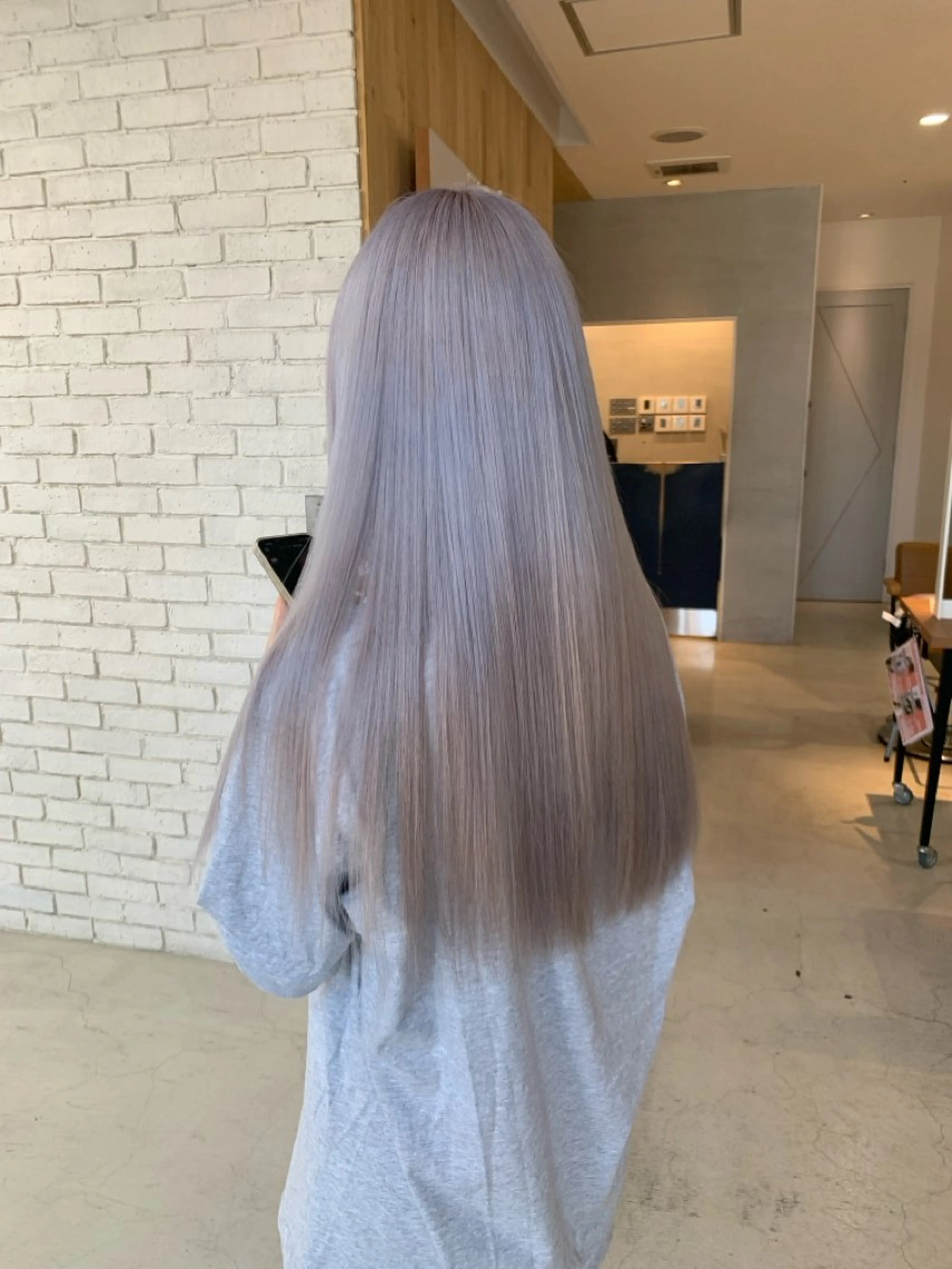 ロング カラー ロング カット ヘアカラー 🌈難波🌈ベージュ カラー【ヒロム】のヘアスタイル