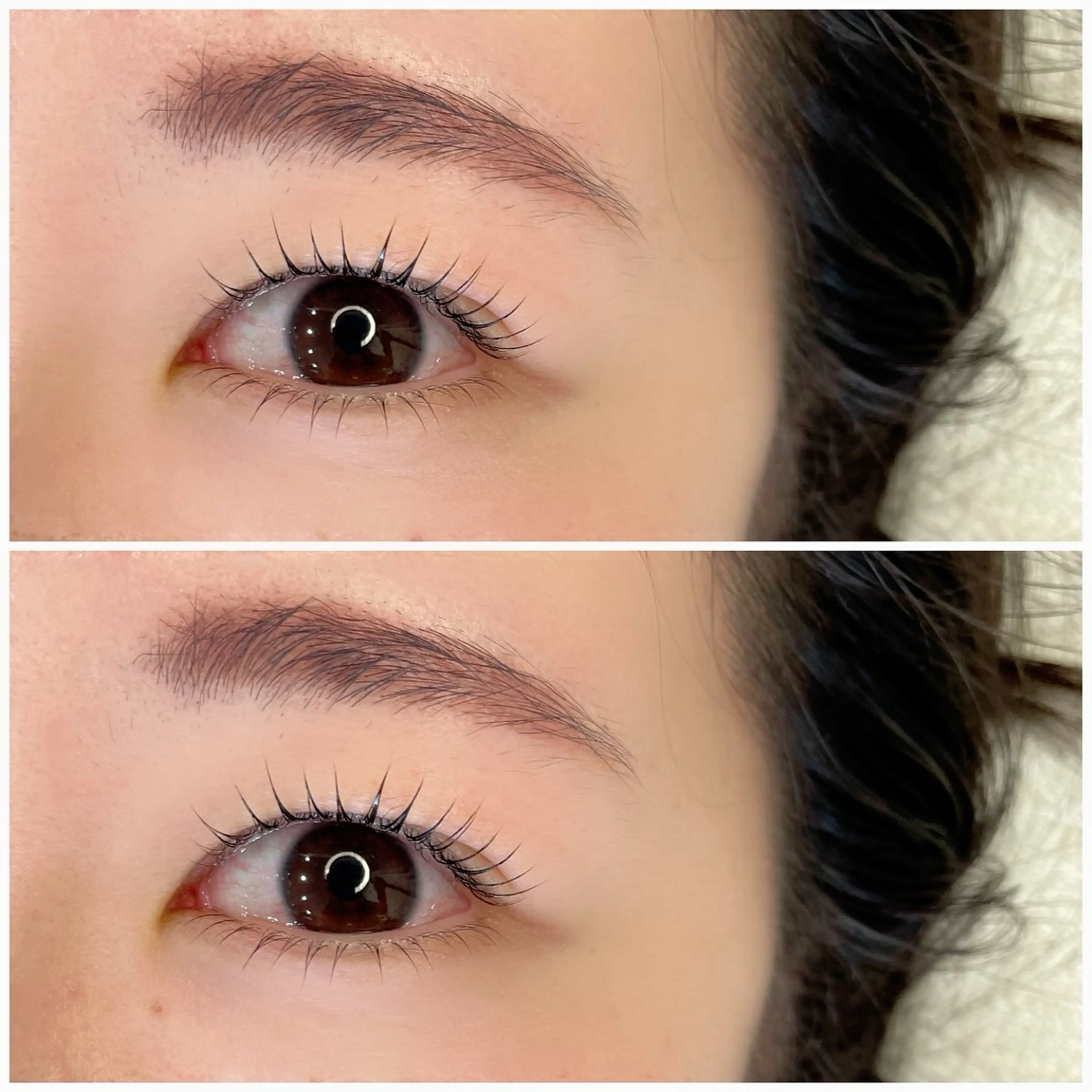 マツエク・マツパ 下まつげエクステ 一重×まつ毛パーマ マツパ Ne'mophila.eye salon所属・岩元 みゆきのマツエク・マツパデザイン