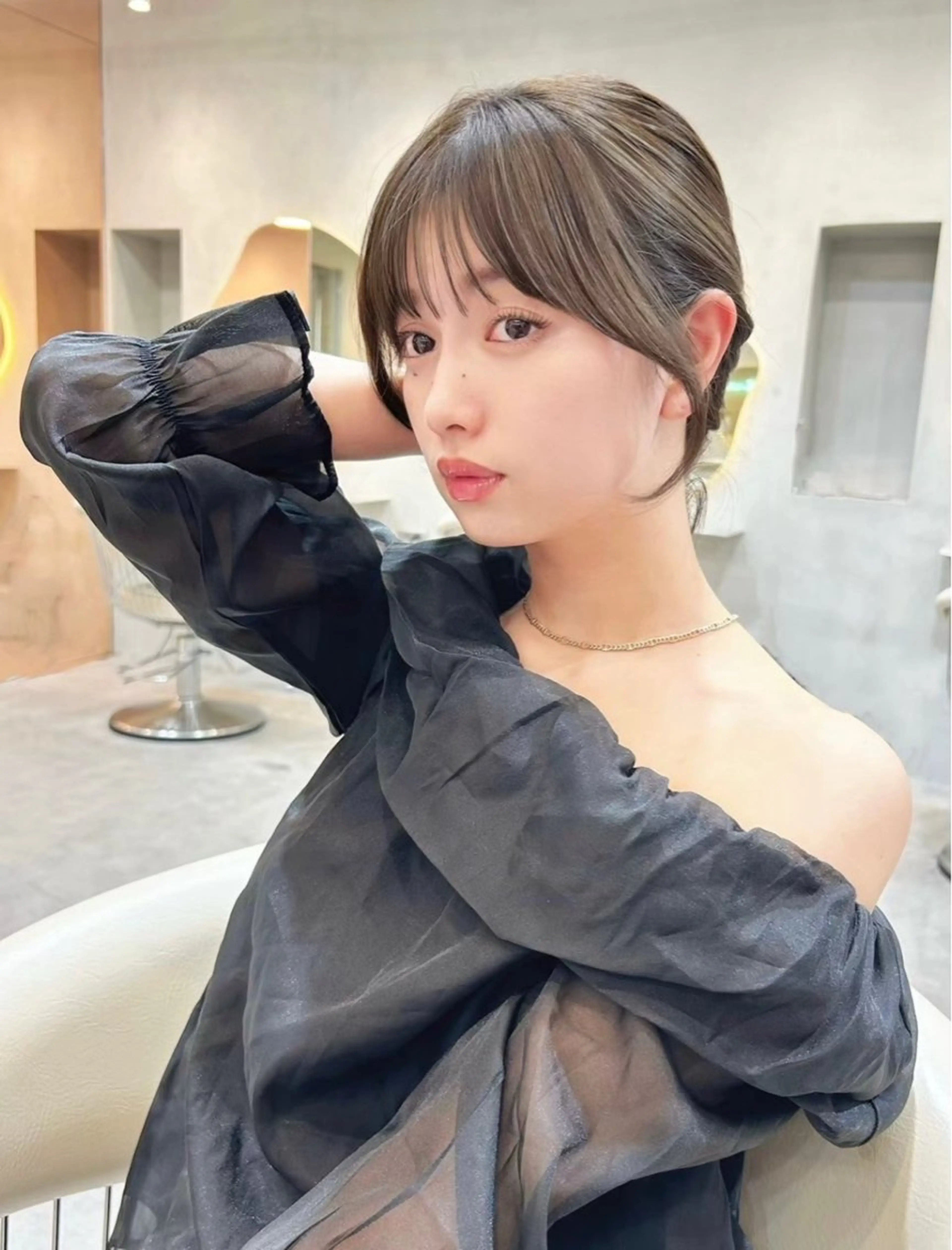 セミロング GLROW大宮【グロー】所属・中澤 美友のヘアスタイル