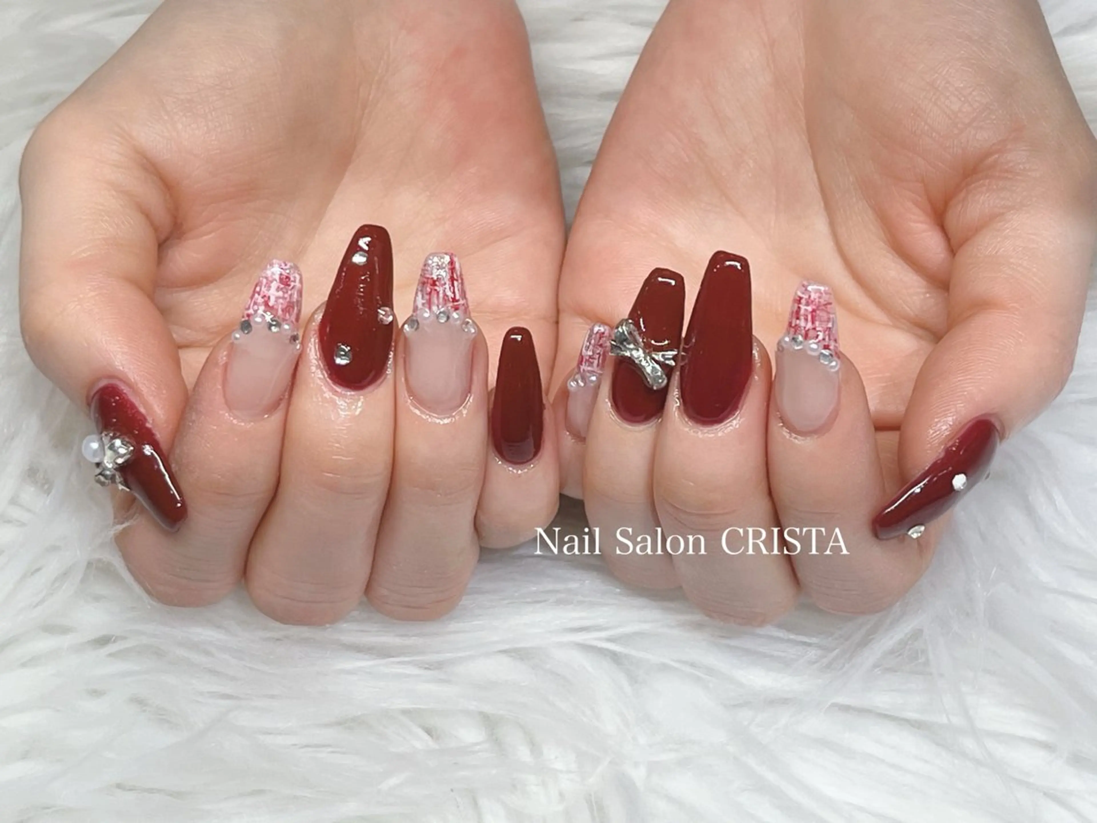 ネイル ハンドネイル Nail Salon CRISTA所属・CRISTA 🖤ヒナタのネイルデザイン