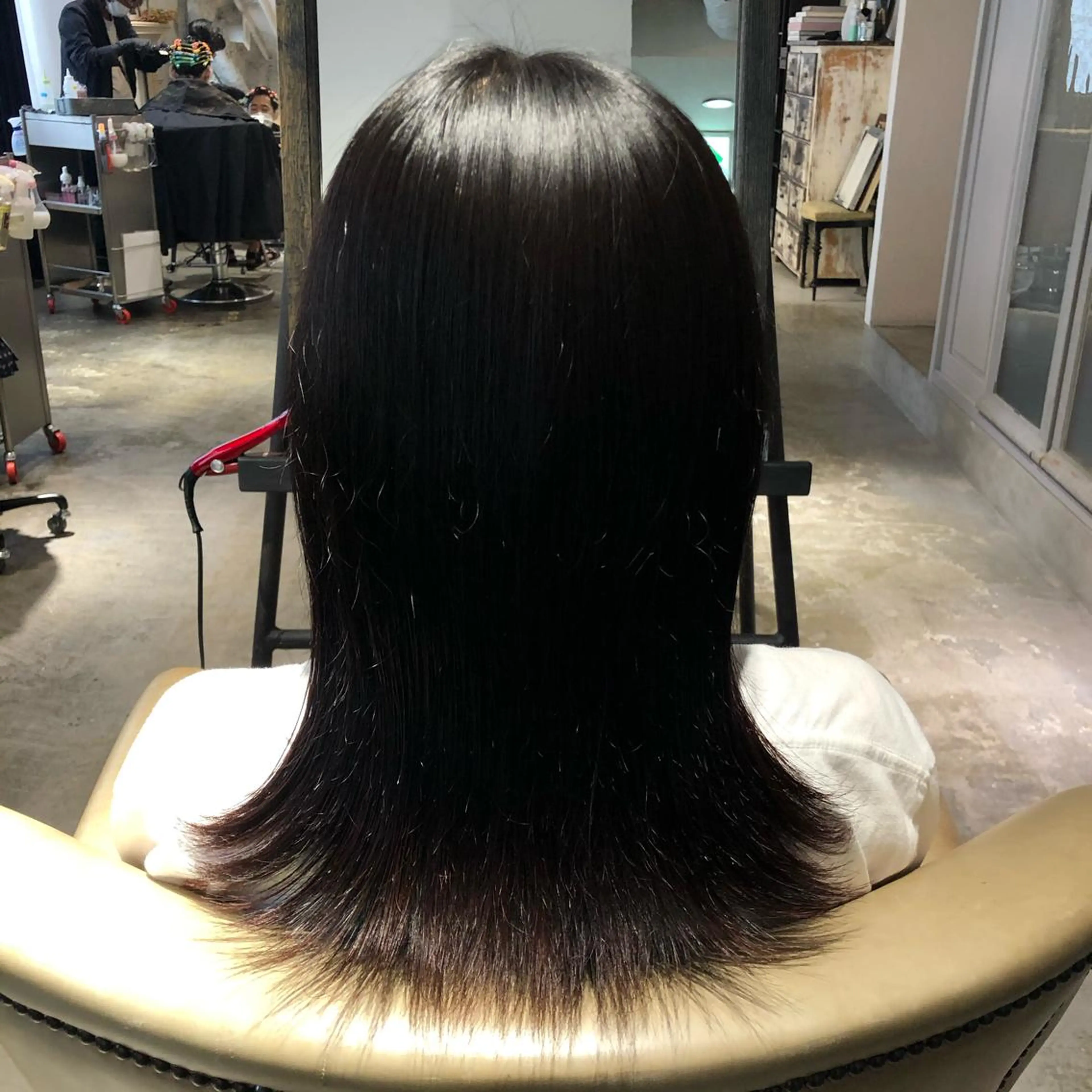 ミディアム ミディアムパーマ 植田 彩加のヘアスタイル