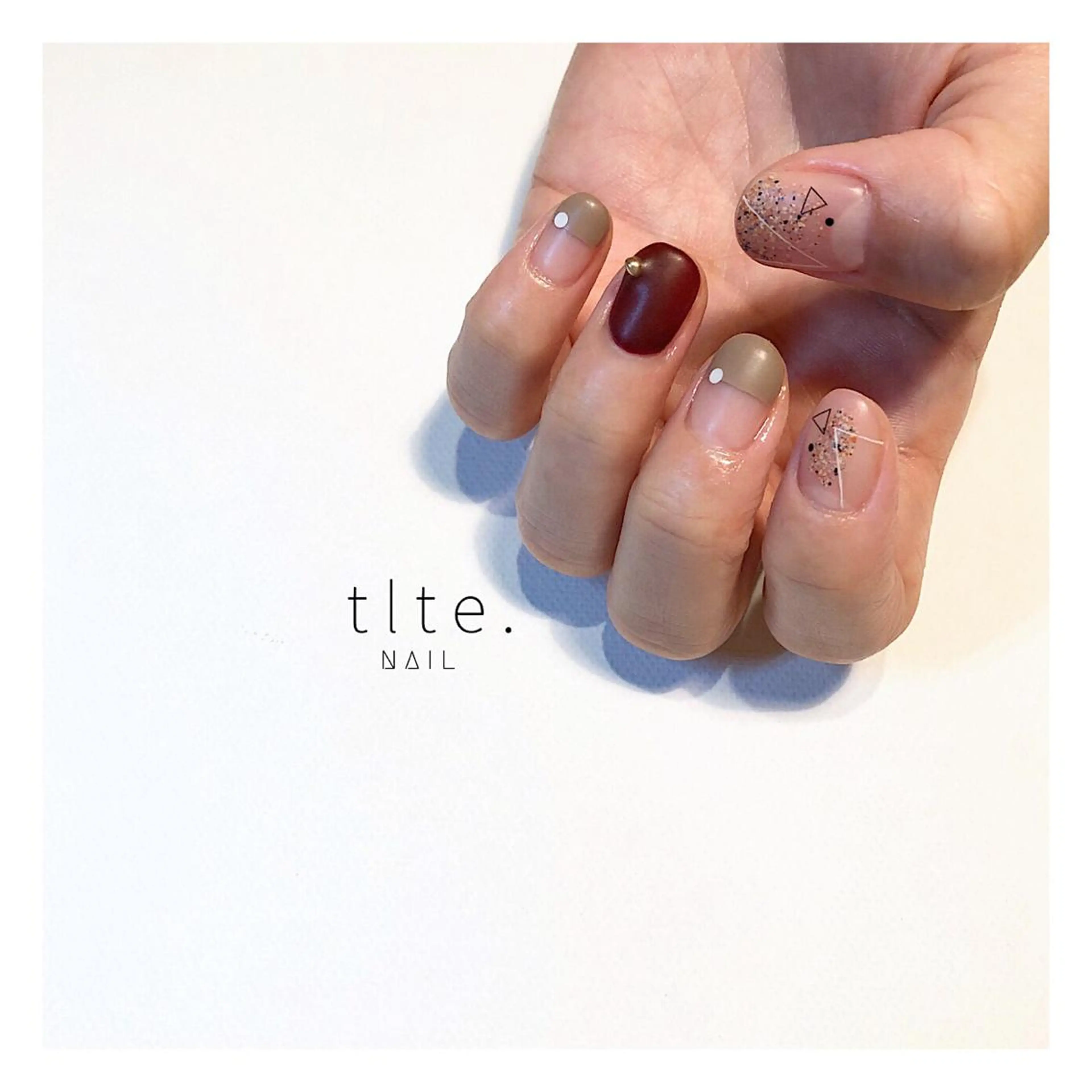 ネイル マットネイル tlte.NAIL所属・tlte. NAILのネイルデザイン