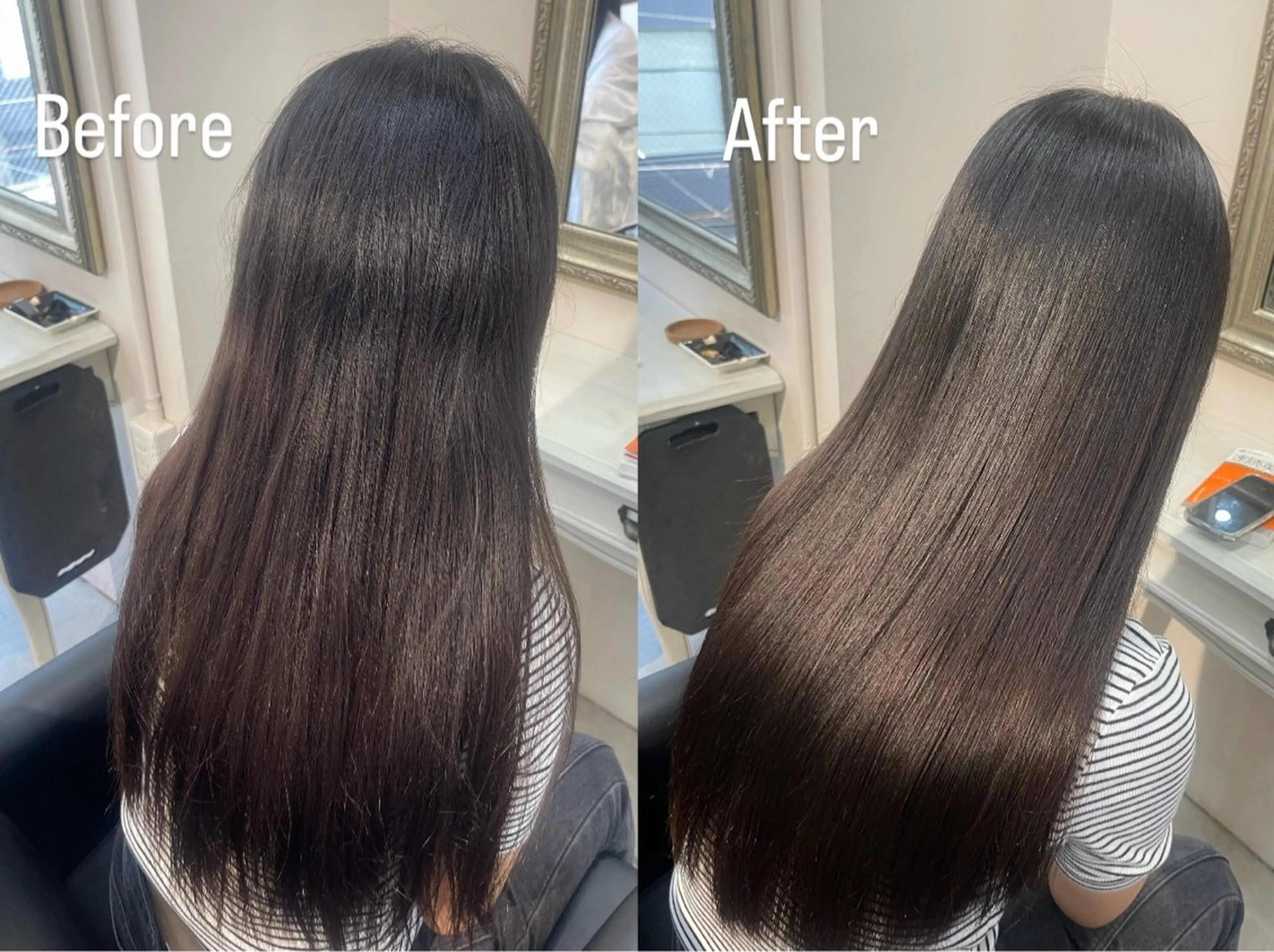 【艶髪縮毛矯正】＋似合わせカット＋トリートメント(CIENケア付き)の写真