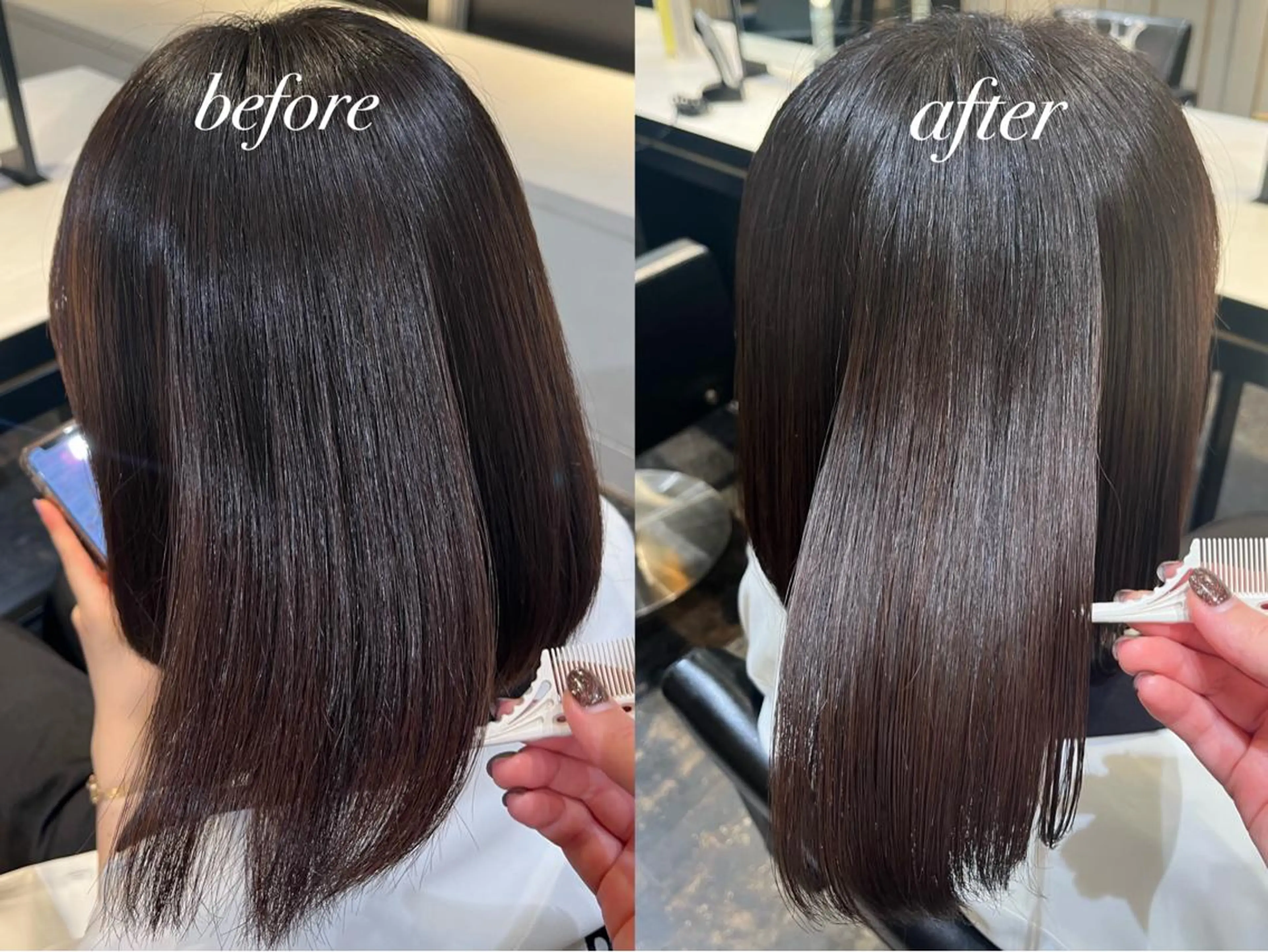 ミディアム ENORE所属・【✨艶髪矯正✨】 MINAMIのヘアスタイル