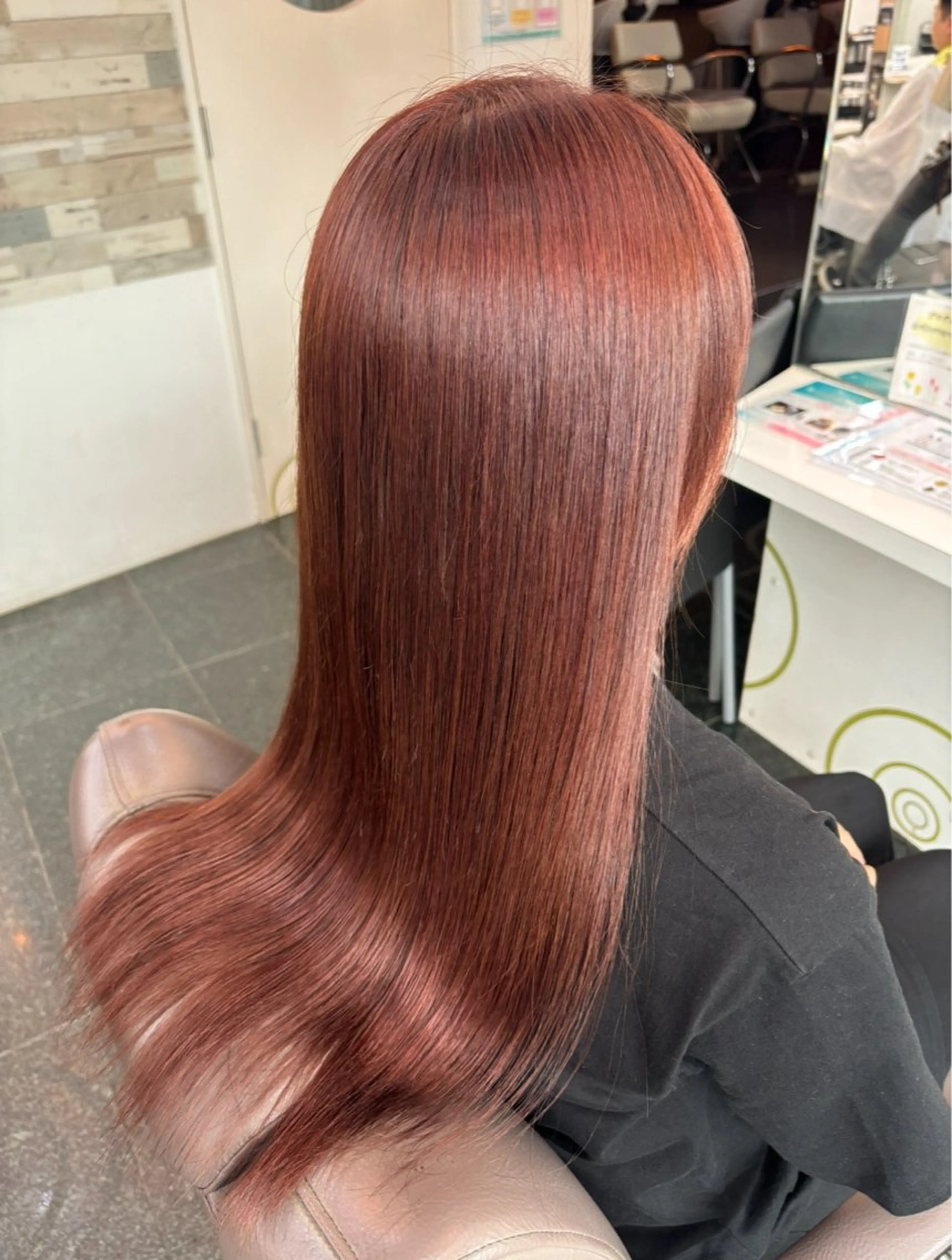 ロング カラー アッシュ ベージュカラー ブリーチ ブラウンカラー グレージュ ヘアカラー 🎀透明感×ちゅるん ピンク🎀ゆきののヘアスタイル