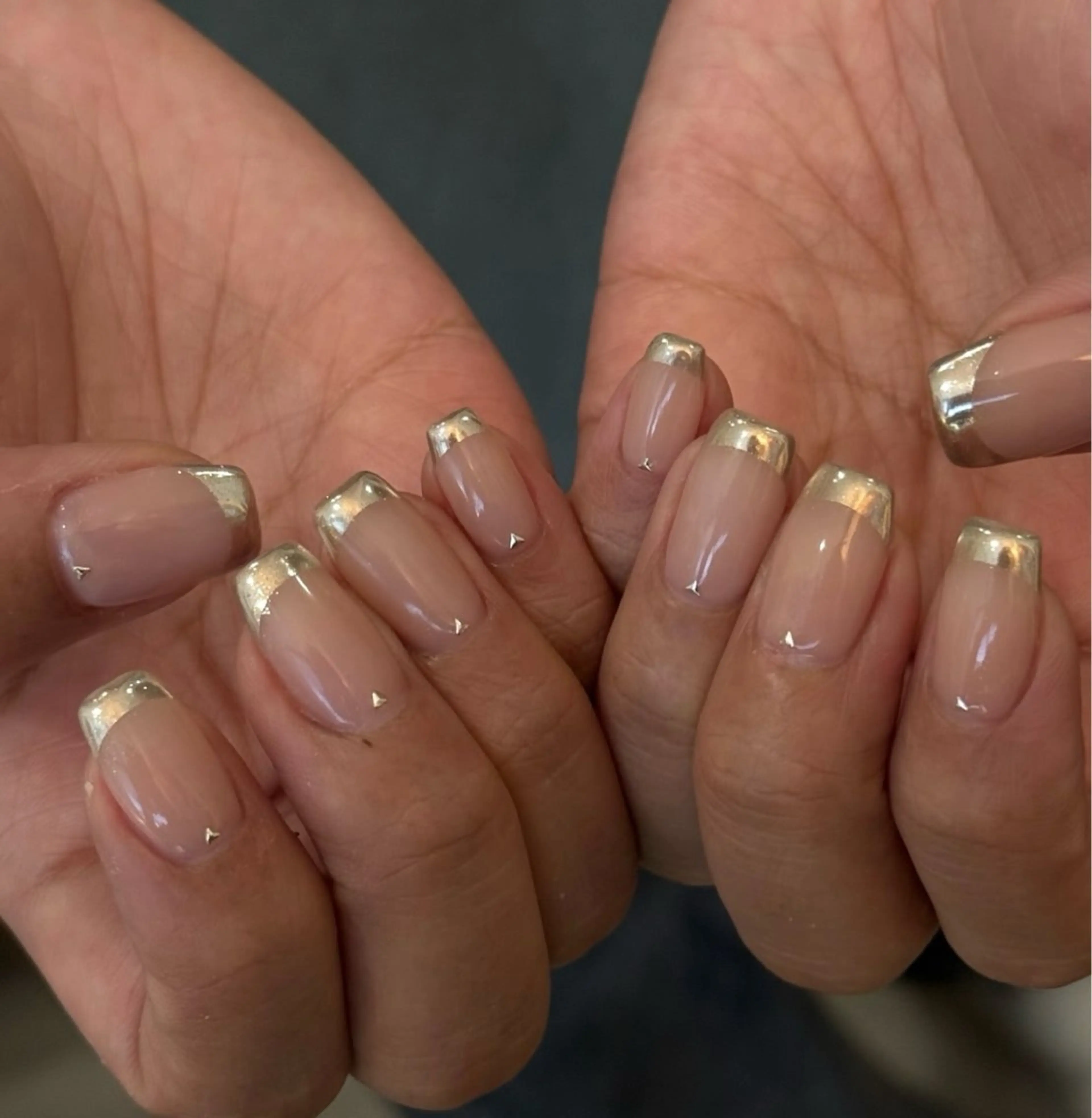 フレンチネイル・ミラーフレンチ撮影モデル募集中💅🏻🌷の写真