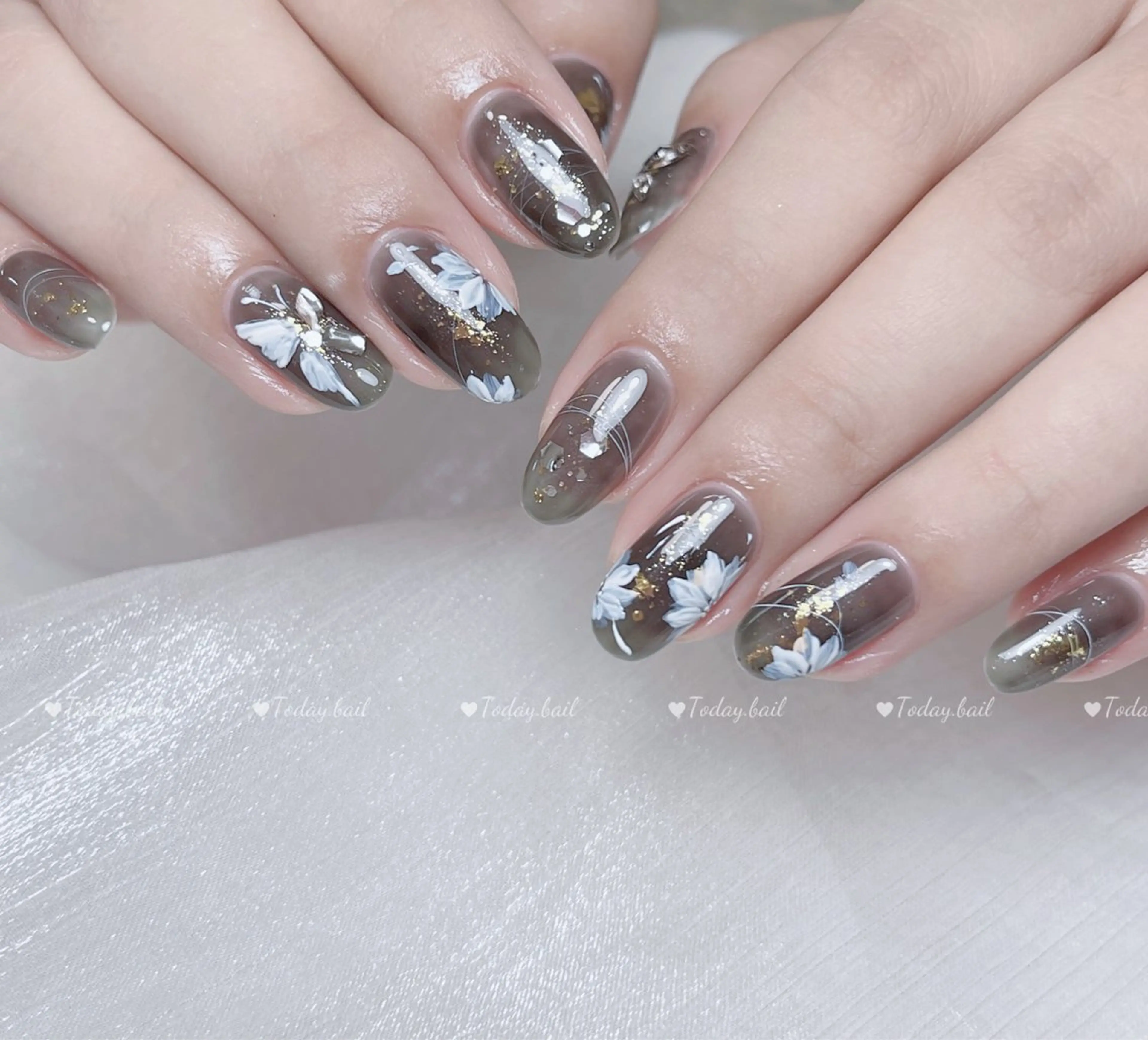 ネイル 春ネイル ハンドネイル 🎀Today nail💅のネイルデザイン