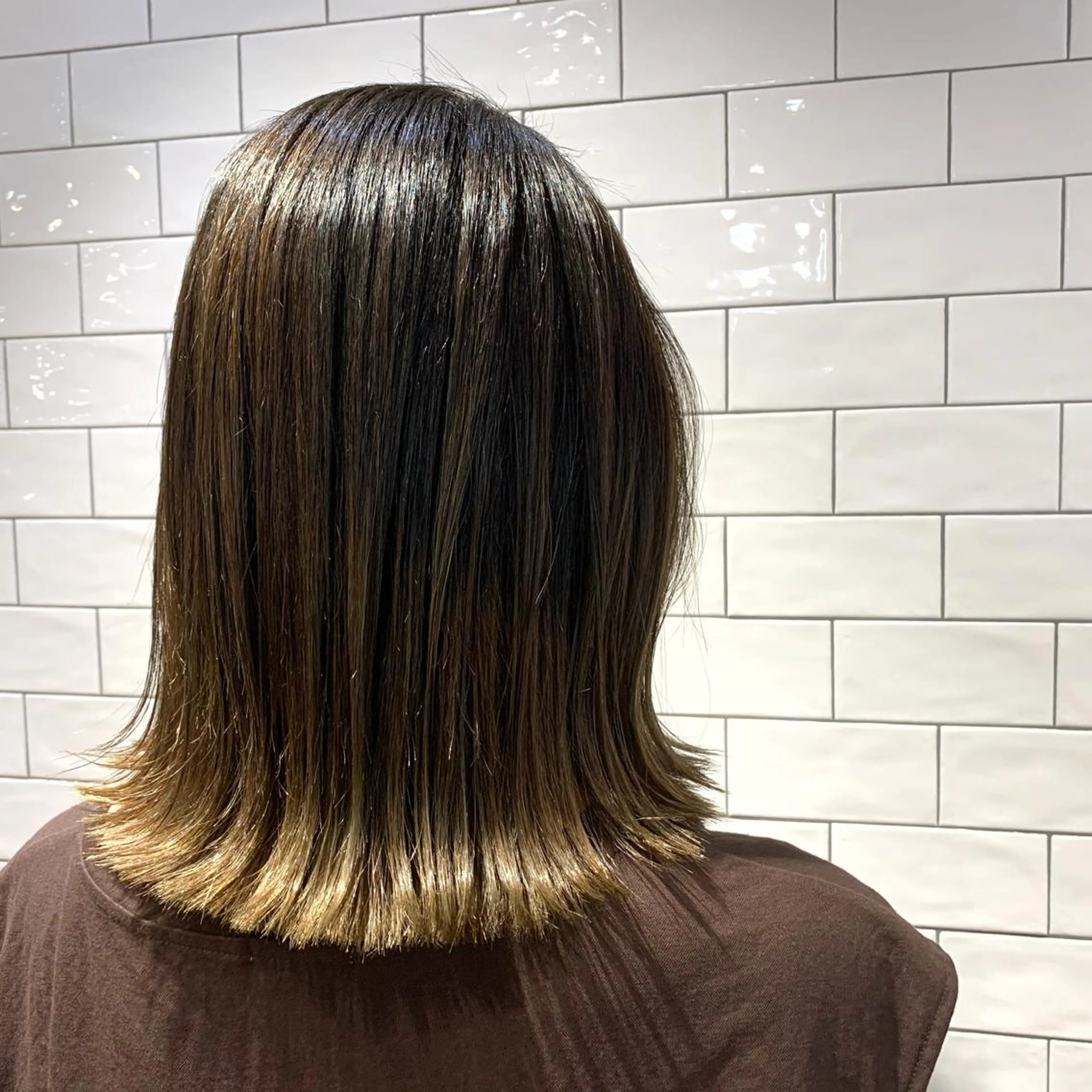 ミディアム カラー 原山 直人のヘアスタイル