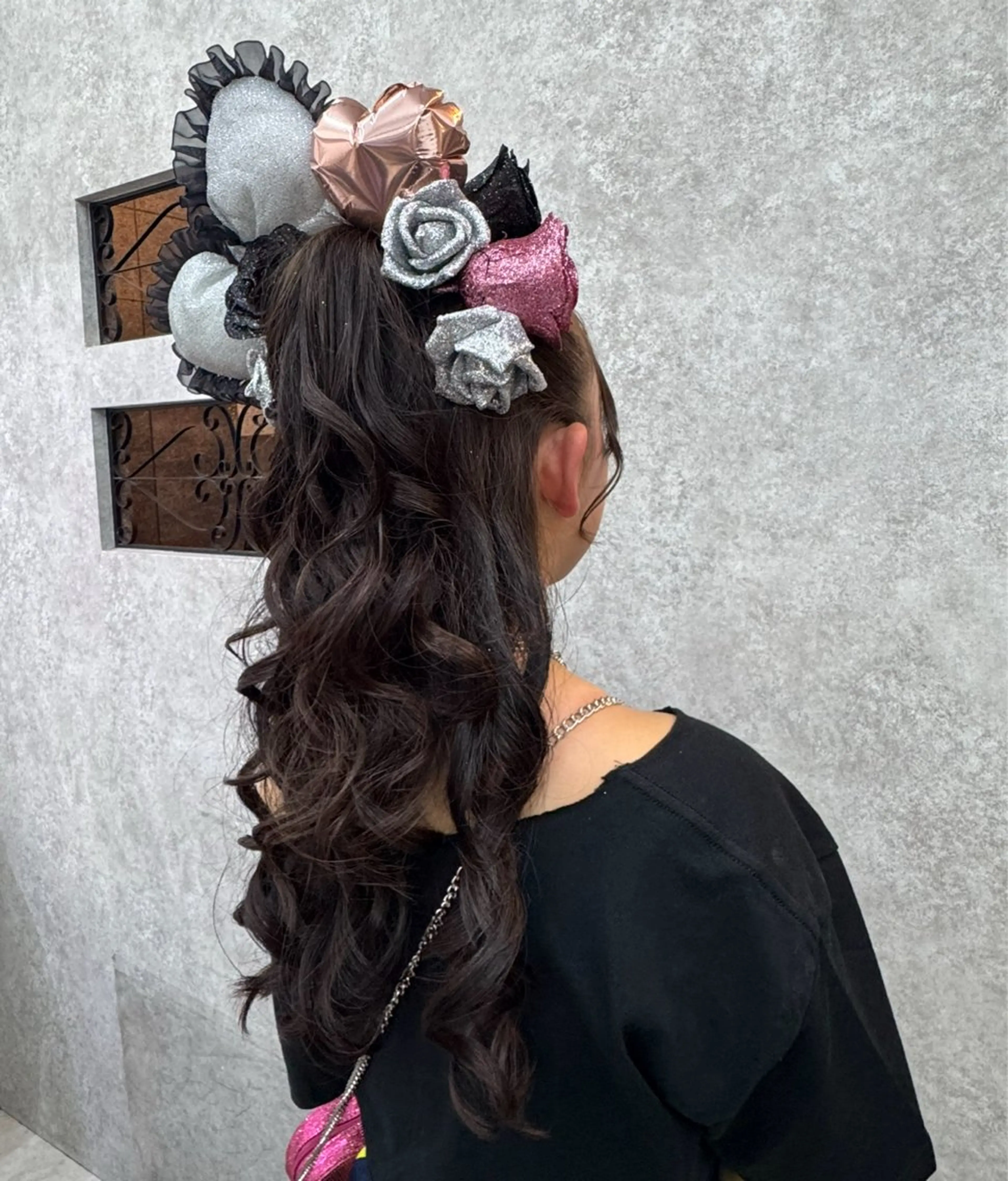 ロング ヘアセット 島崎 穂乃香のヘアスタイル