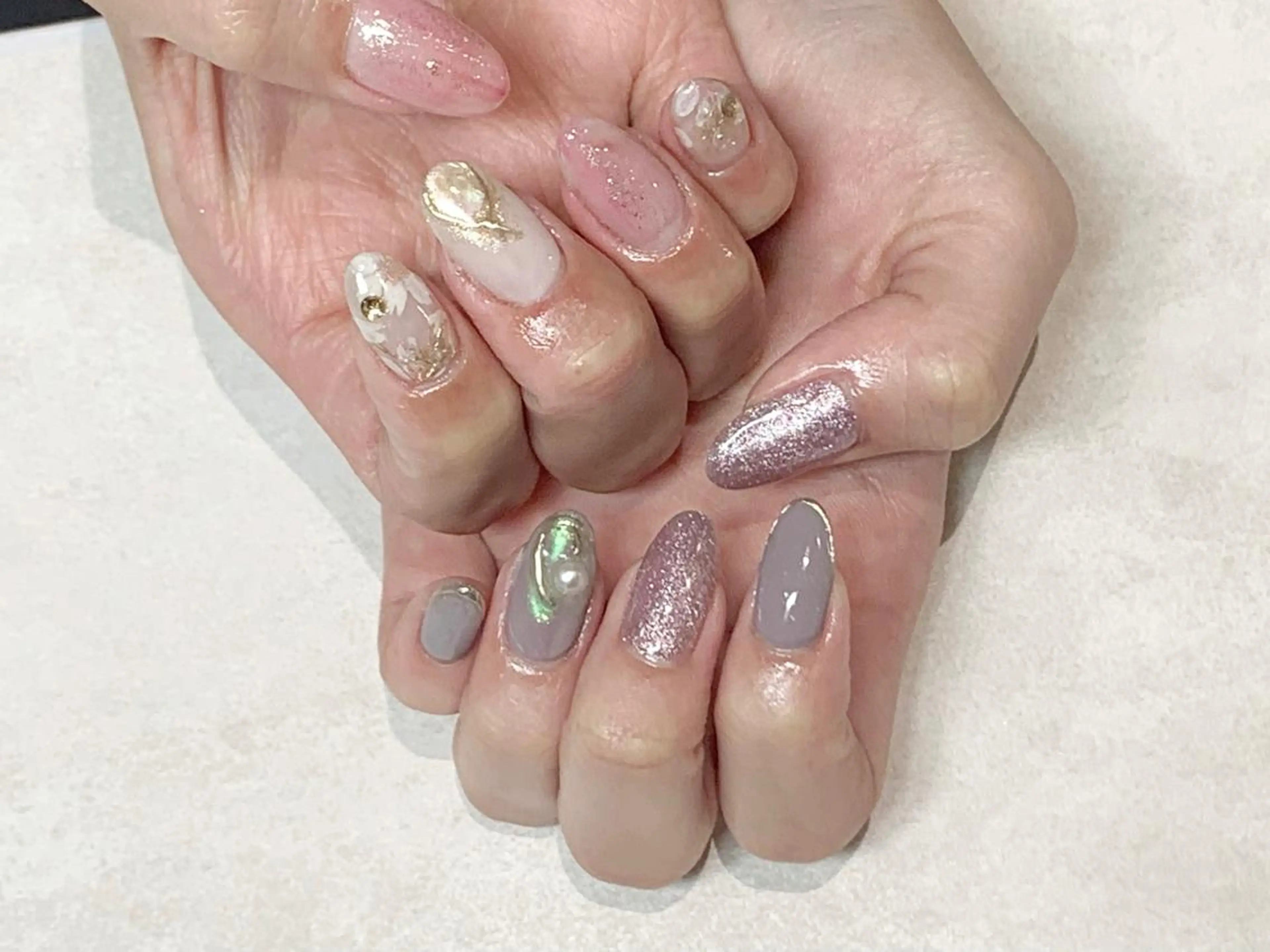 ネイル ハンドネイル 金田 純香のネイルデザイン