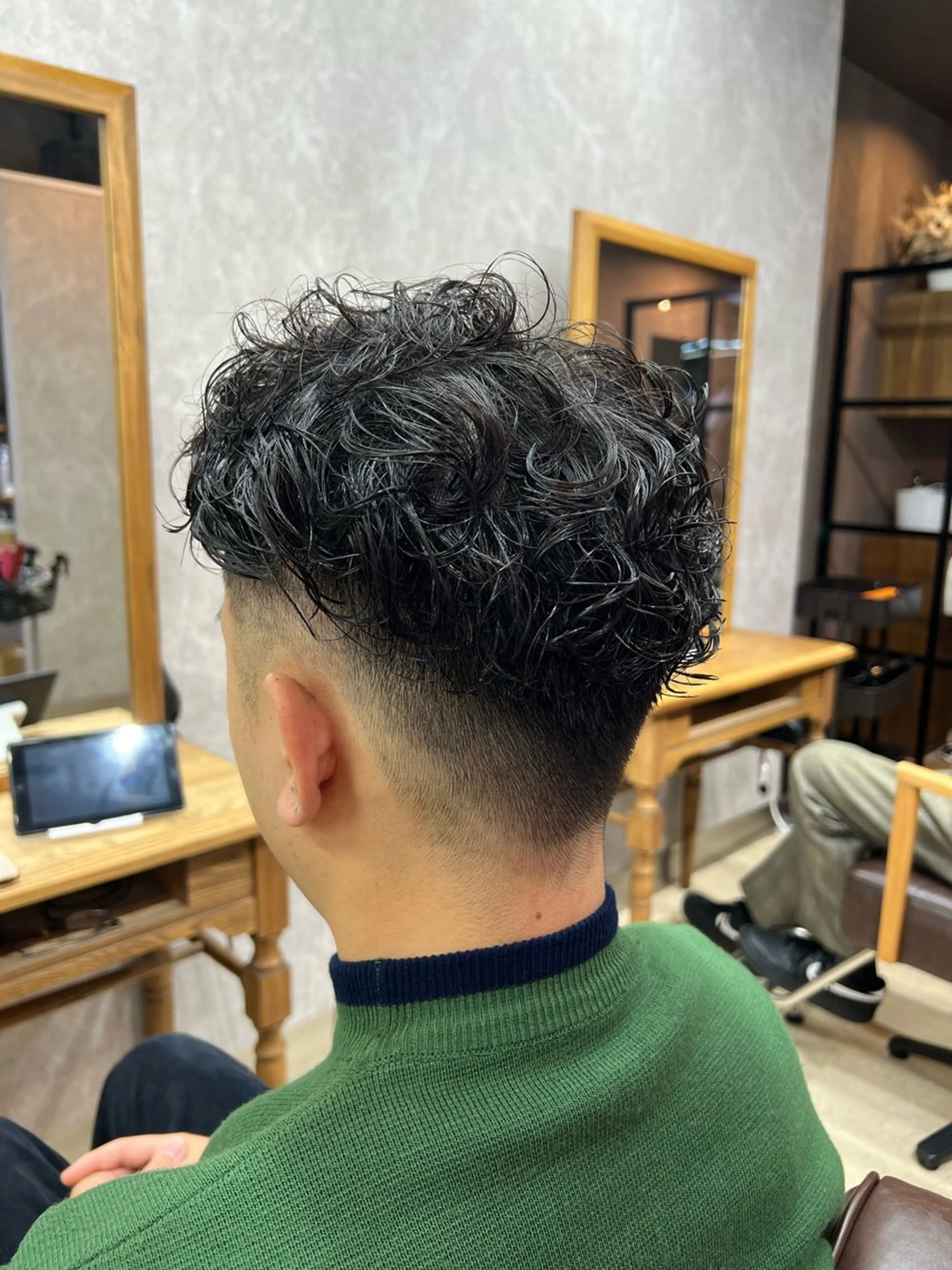 パーマ メンズ フェードカット メンズパーマ カット 🌻belle /JUMA🌻のヘアスタイル
