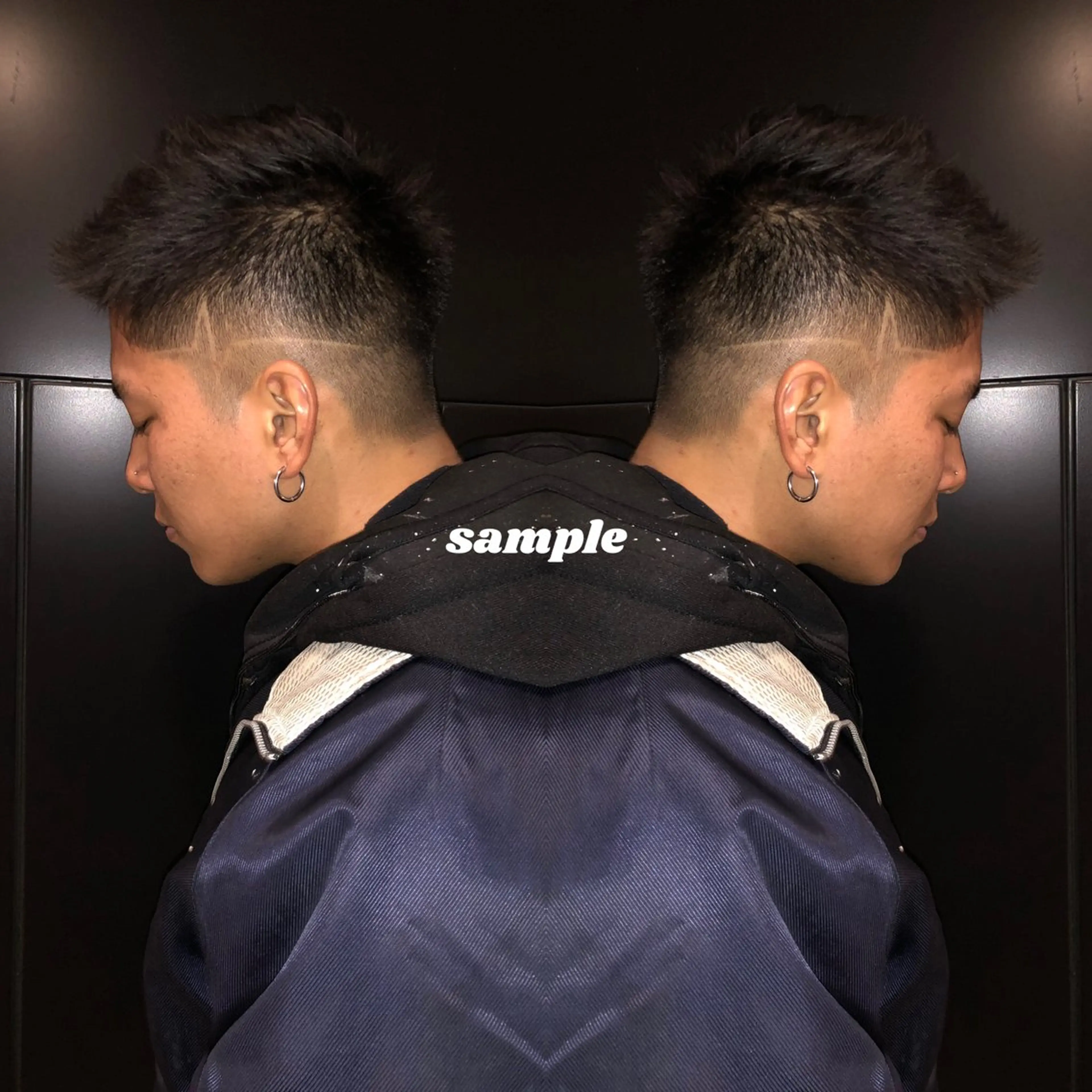 メンズ フェードカット 刈り上げ カット Richromatic所属・M Jのヘアスタイル