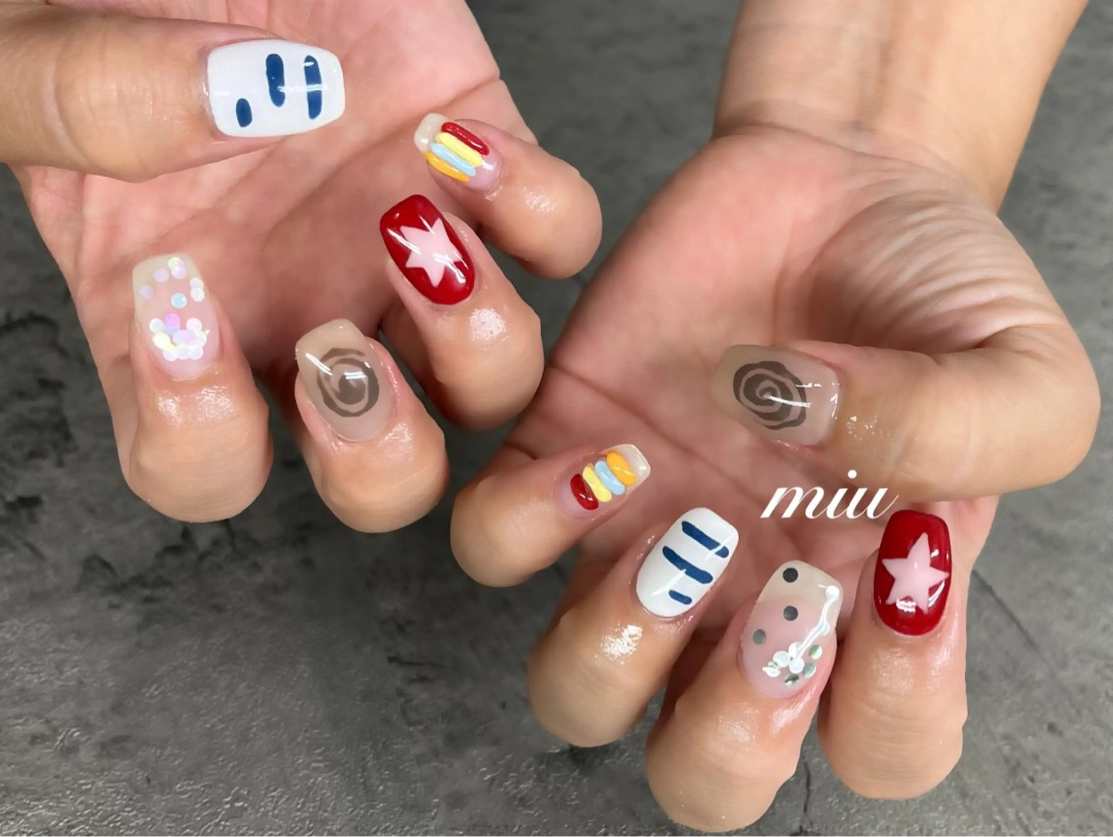ネイル ハンドネイル miu nail 🐾Mihoのネイルデザイン