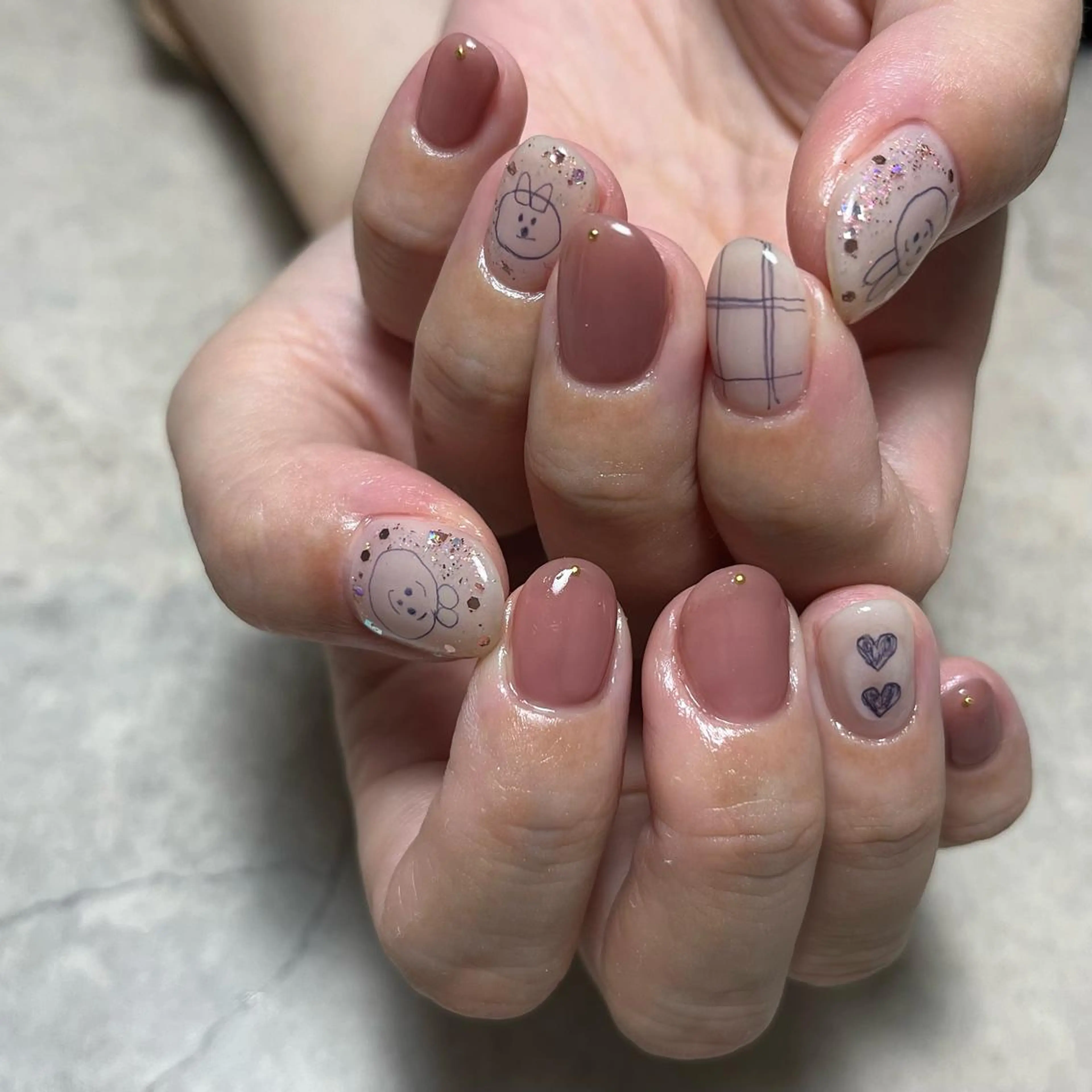 ネイル ハンドネイル nail salon O (en)所属・vegh. nail／阿波座のネイルデザイン