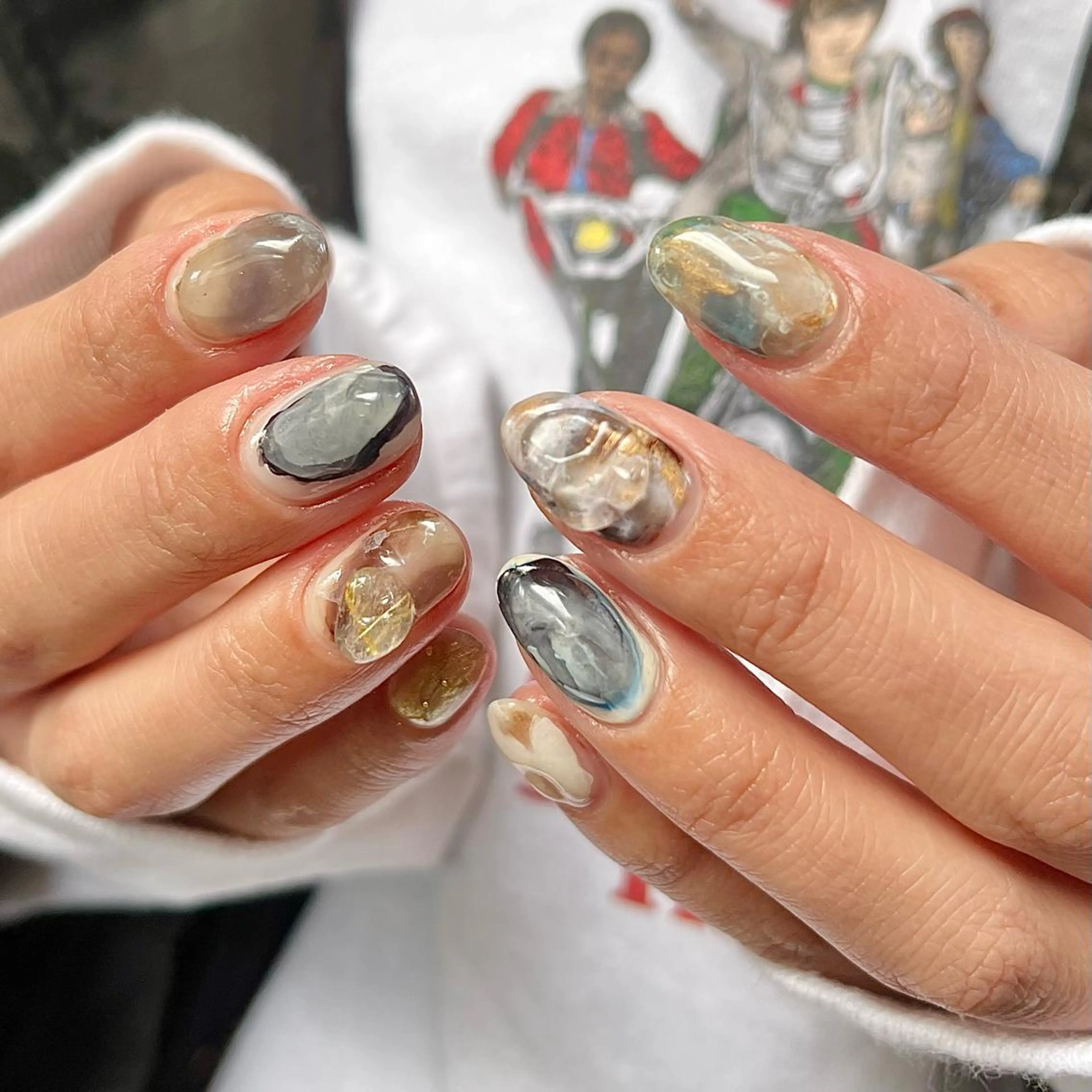 ネイル アートネイル ハンドネイル nail salon O (en)所属・vegh. nail／阿波座のネイルデザイン