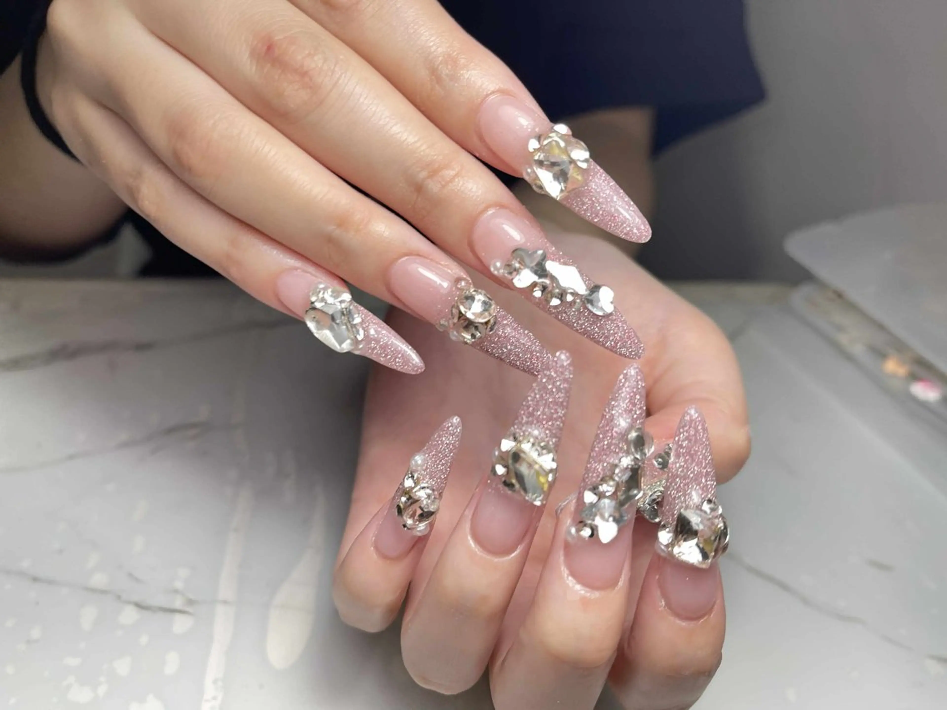 ネイル アートネイル フレンチネイル ジェルネイル グラデーション 韓国ネイル ハンドネイル ハンドケア Nail Salon Kihi さくらのネイルデザイン
