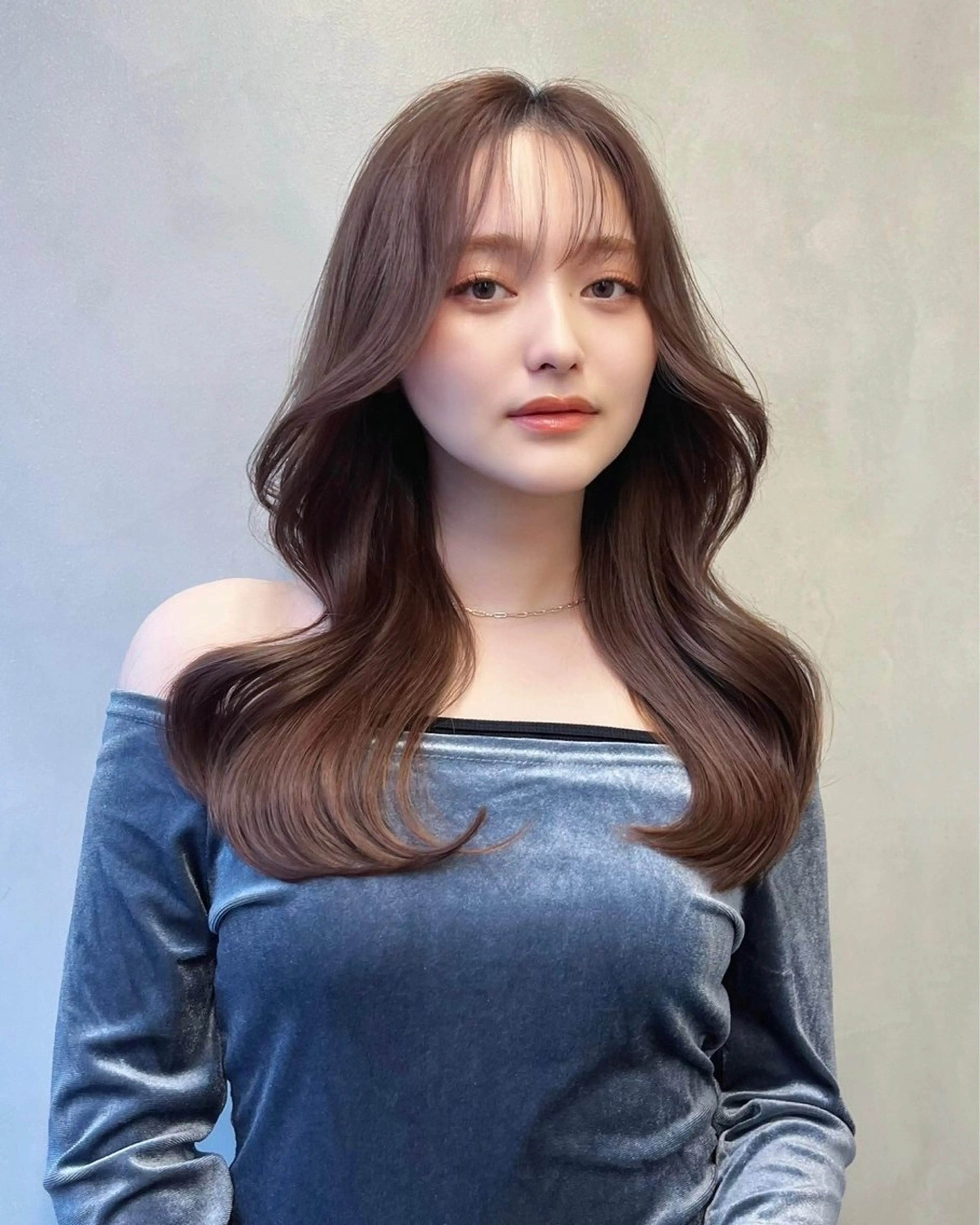 ロング カラー 透明感カラー 韓国風ヘア レイヤーカット ヘアカラー ロンド プロフィール浦和のヘアスタイル