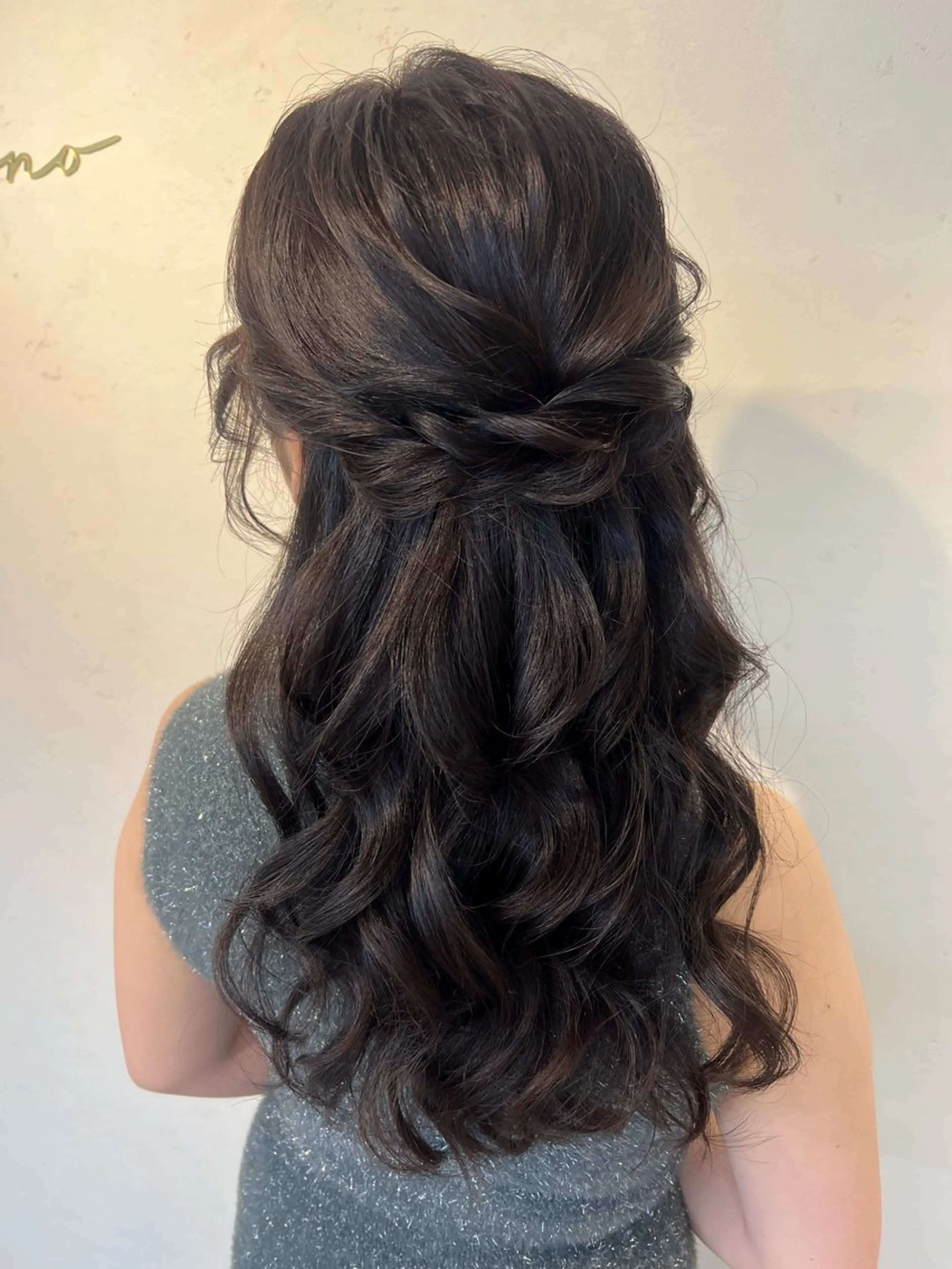 ヘアアレンジ ハーフアップ ヘアセット 大人可愛いヘアメイク 💋🧚‍♀️しずかのヘアスタイル