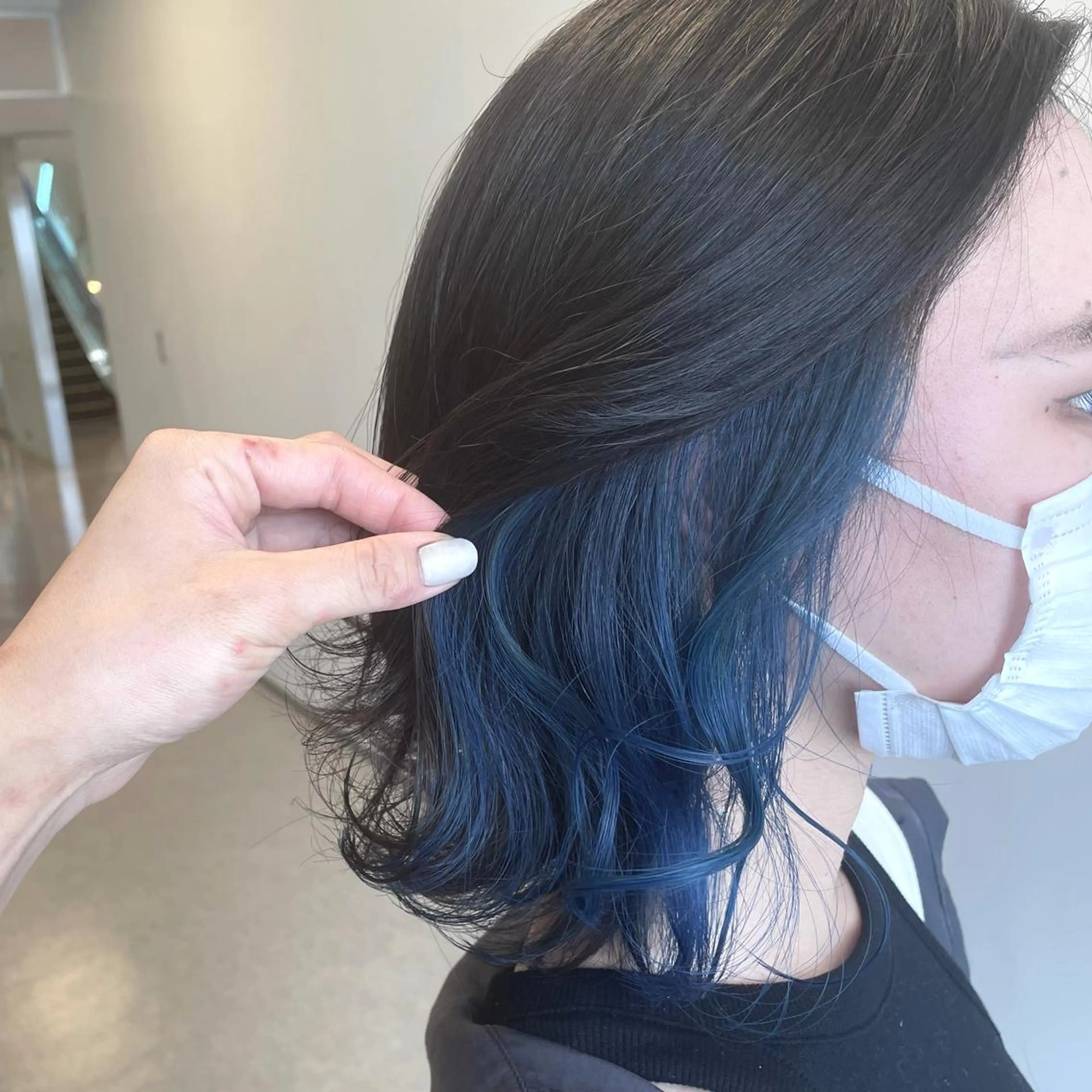 ショート カラー ヘアカラー 心斎橋/ブリーチなし 髪質改善/レイヤーのヘアスタイル