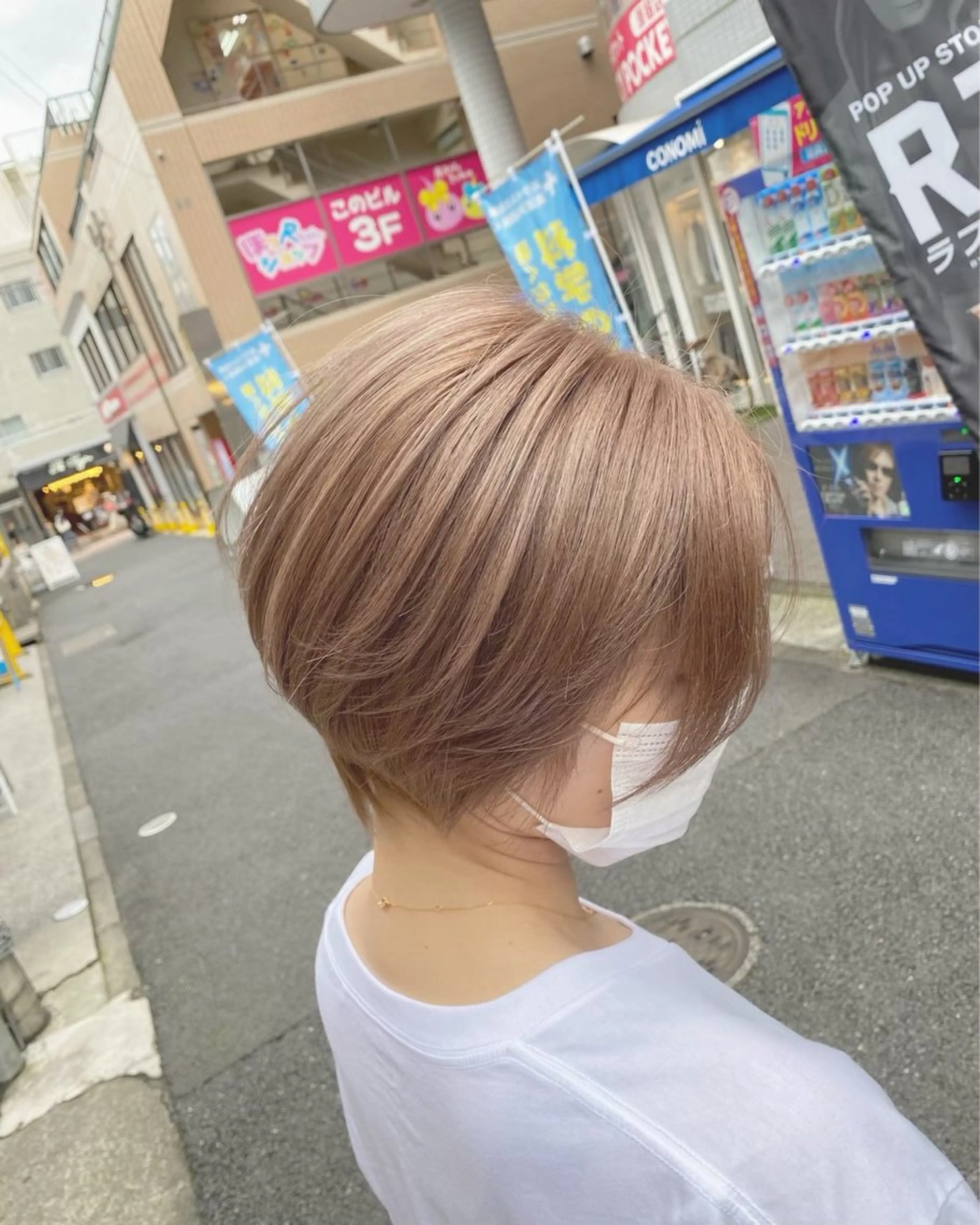 ショート カラー ヘアカラー 👻ブリーチ/透明感 /栄/misaのヘアスタイル